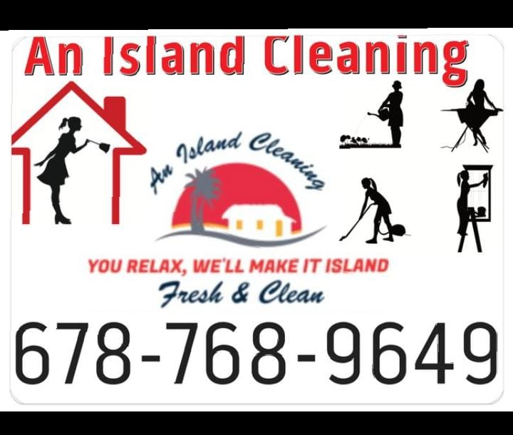 An Island Cleaning Logo
