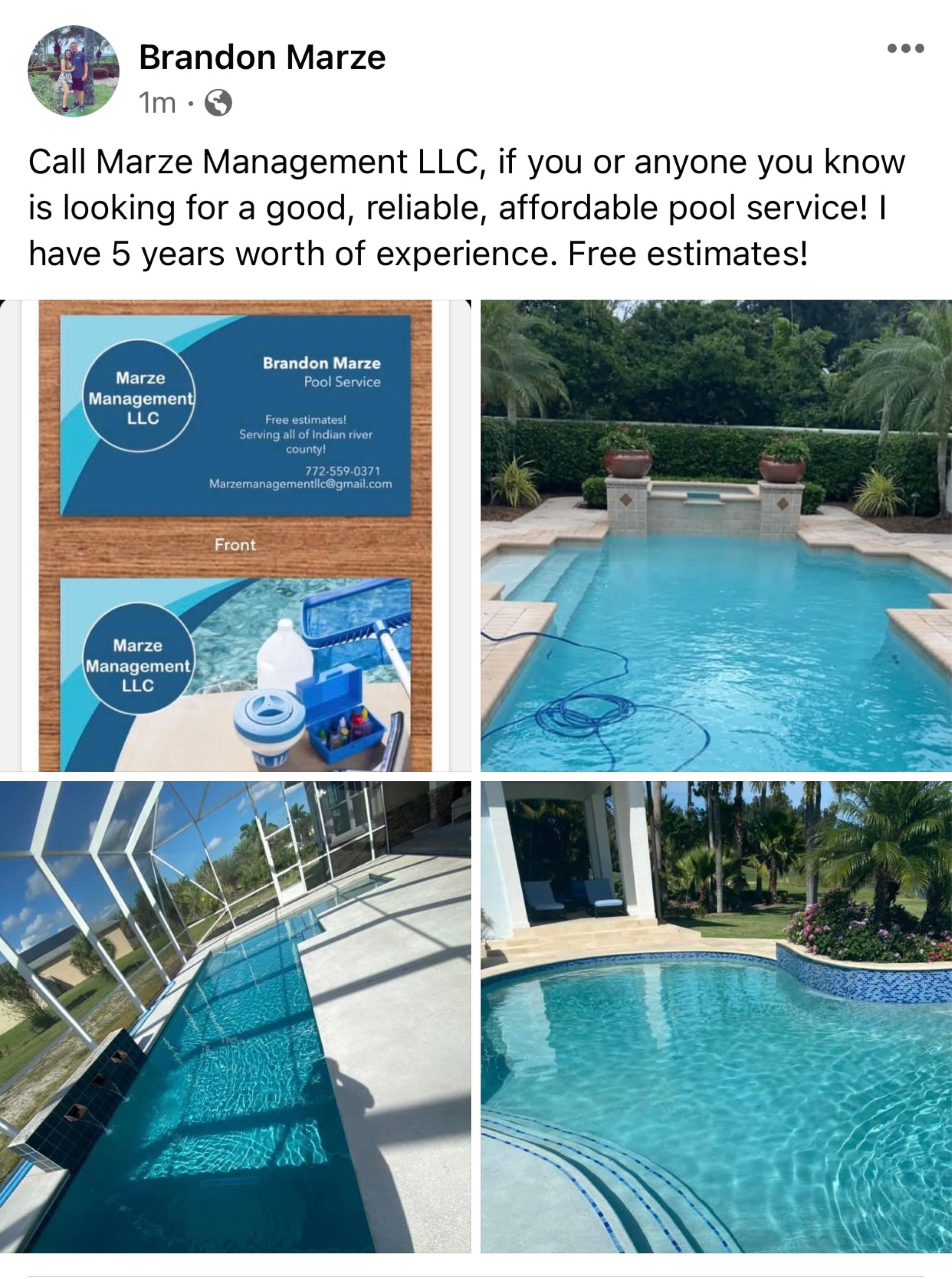 vinyl pool cleaning service near me