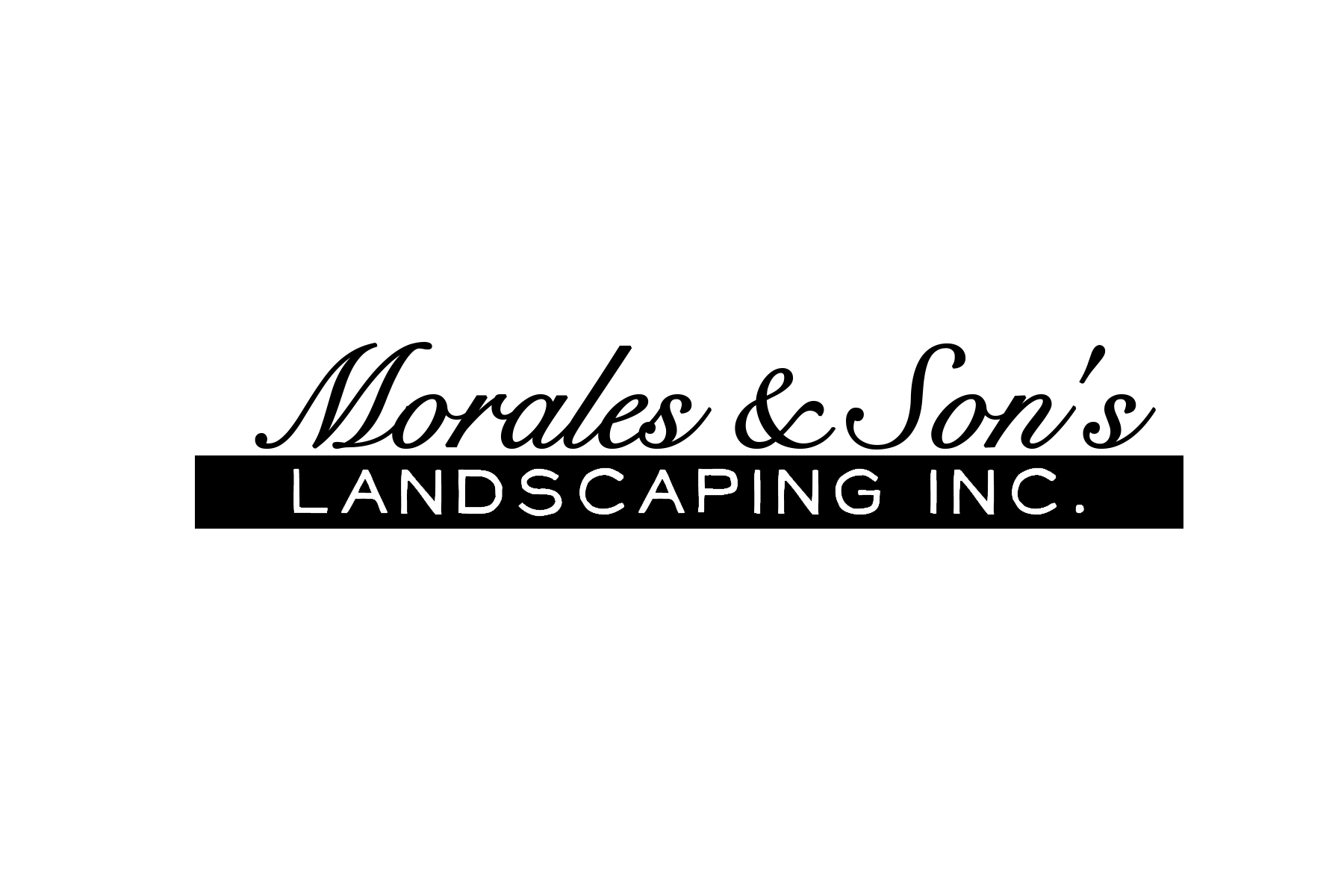 Morales & Son's Landscaping Logo