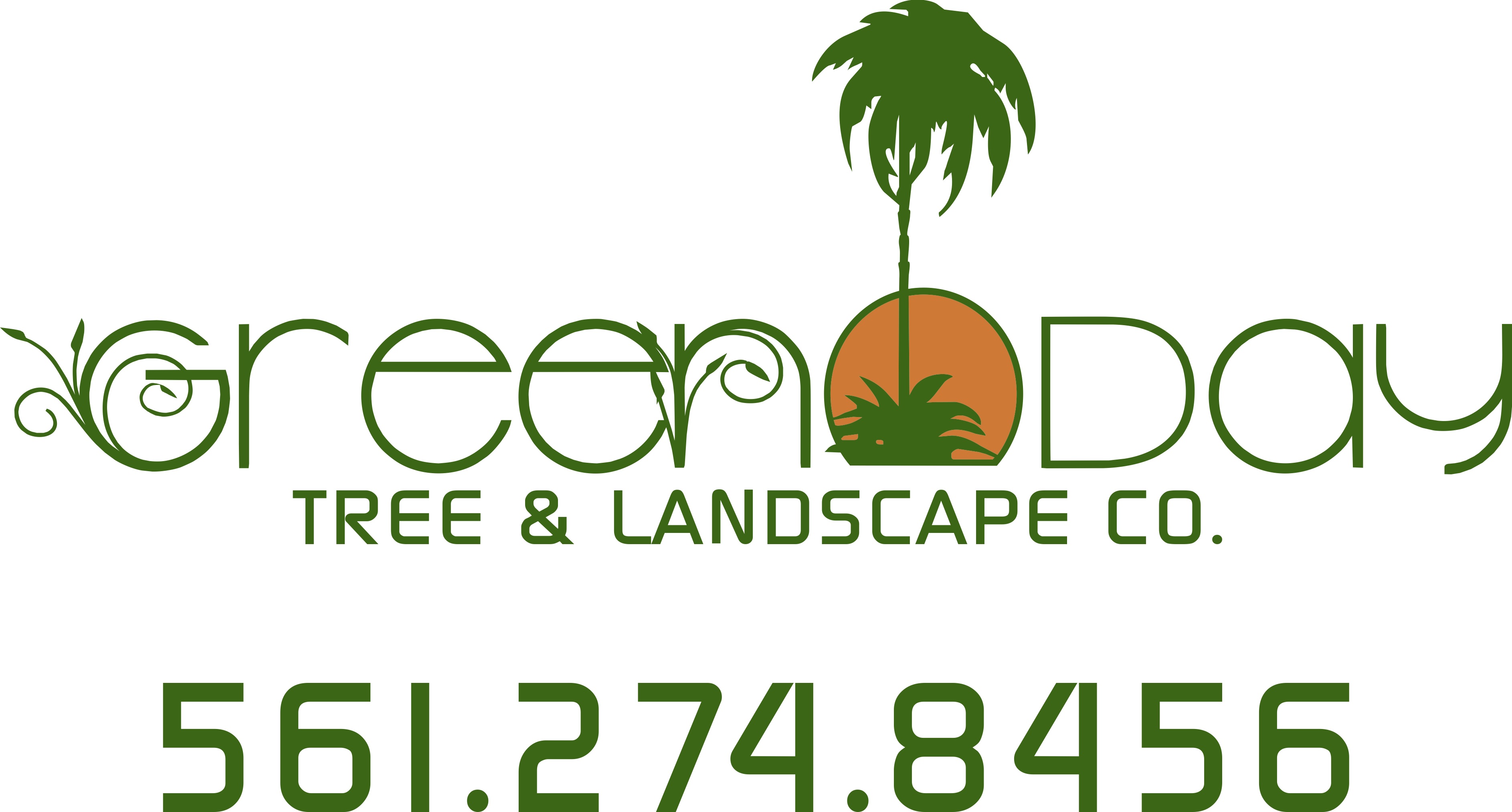 Green Day Tree & Landscape Company Logo