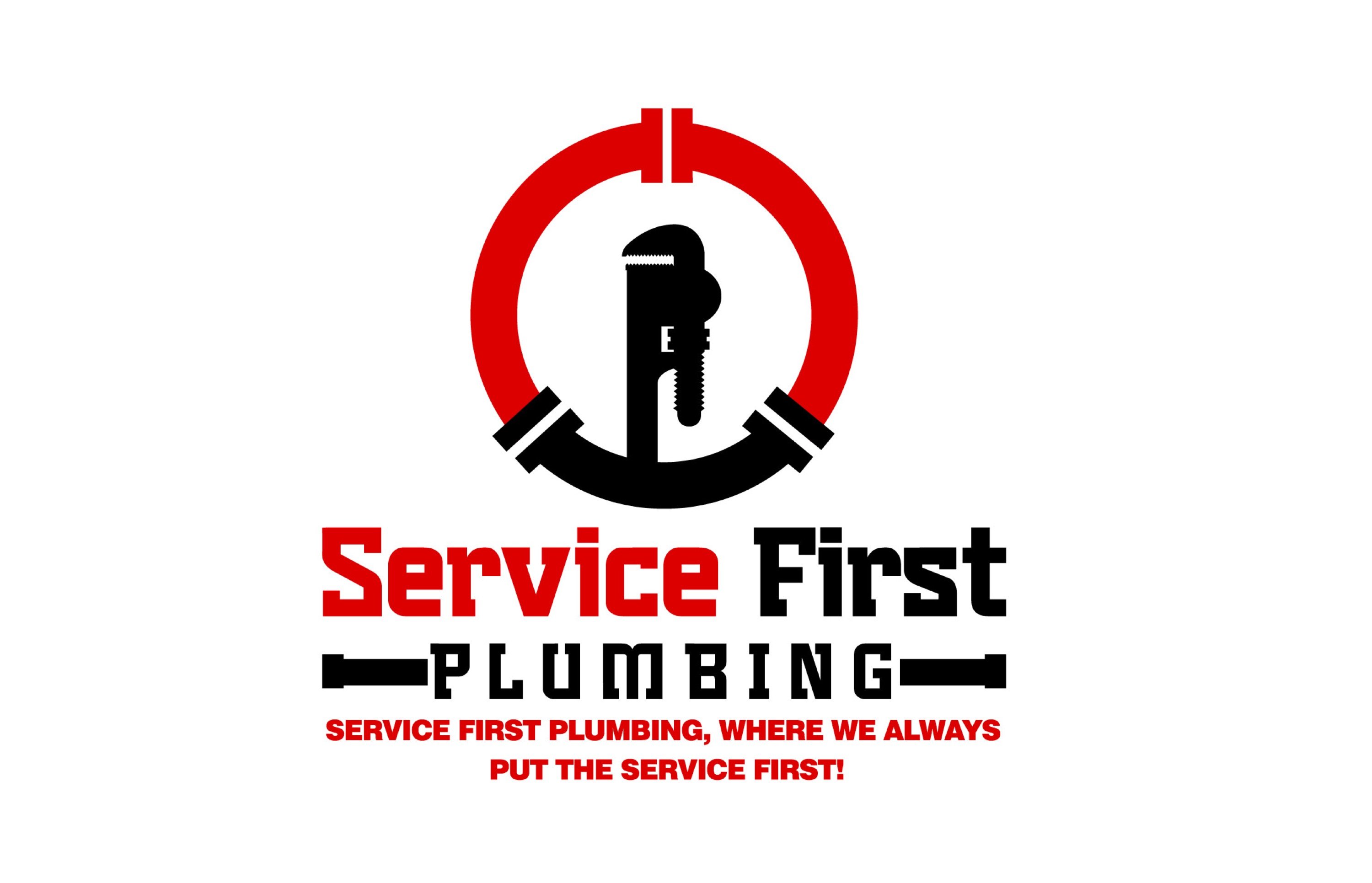 Service First Plumbing Logo
