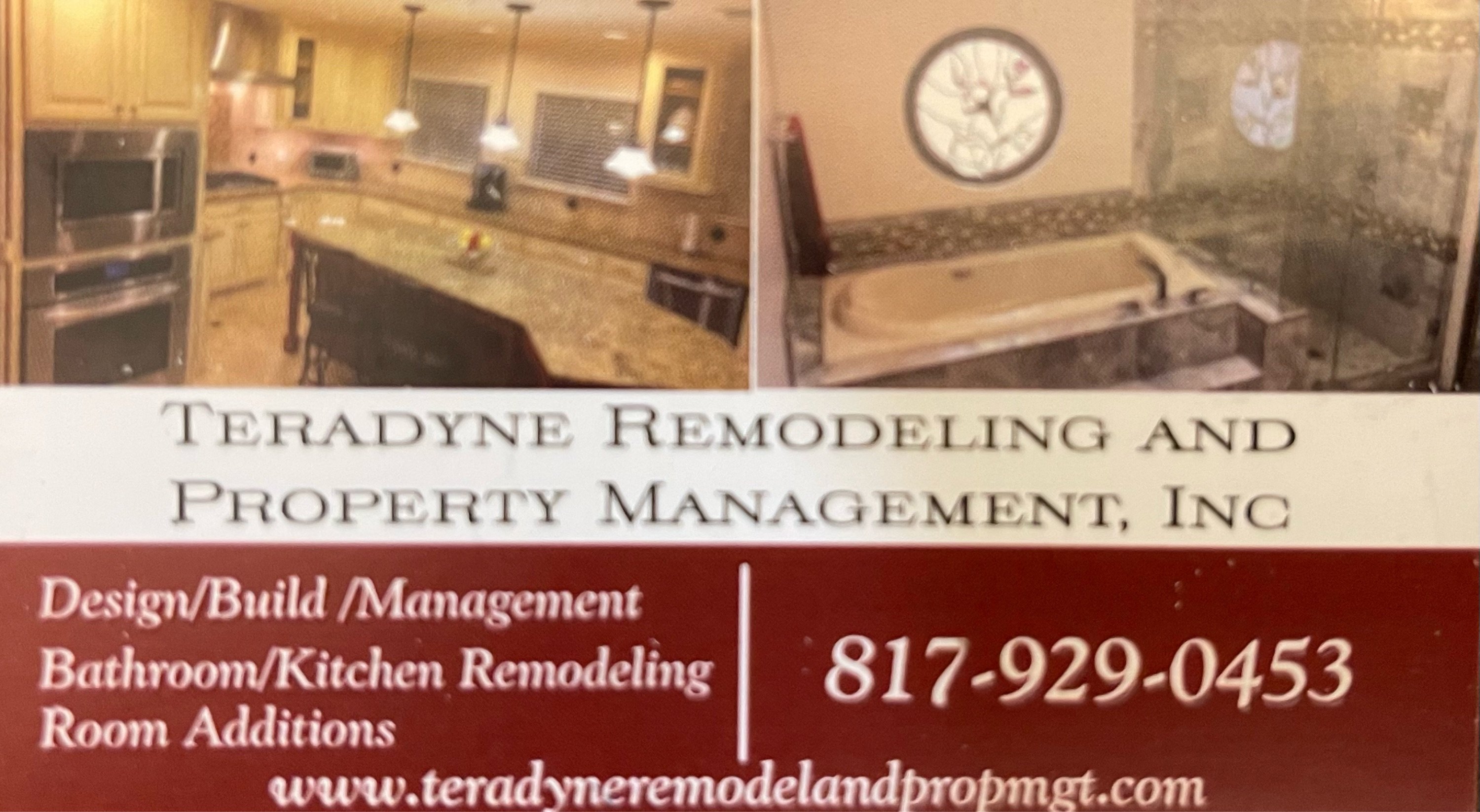 Teradyne Remodeling and  Property Management, Inc. Logo