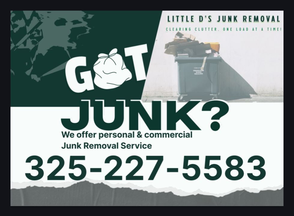 Little D's Junk Removal Logo