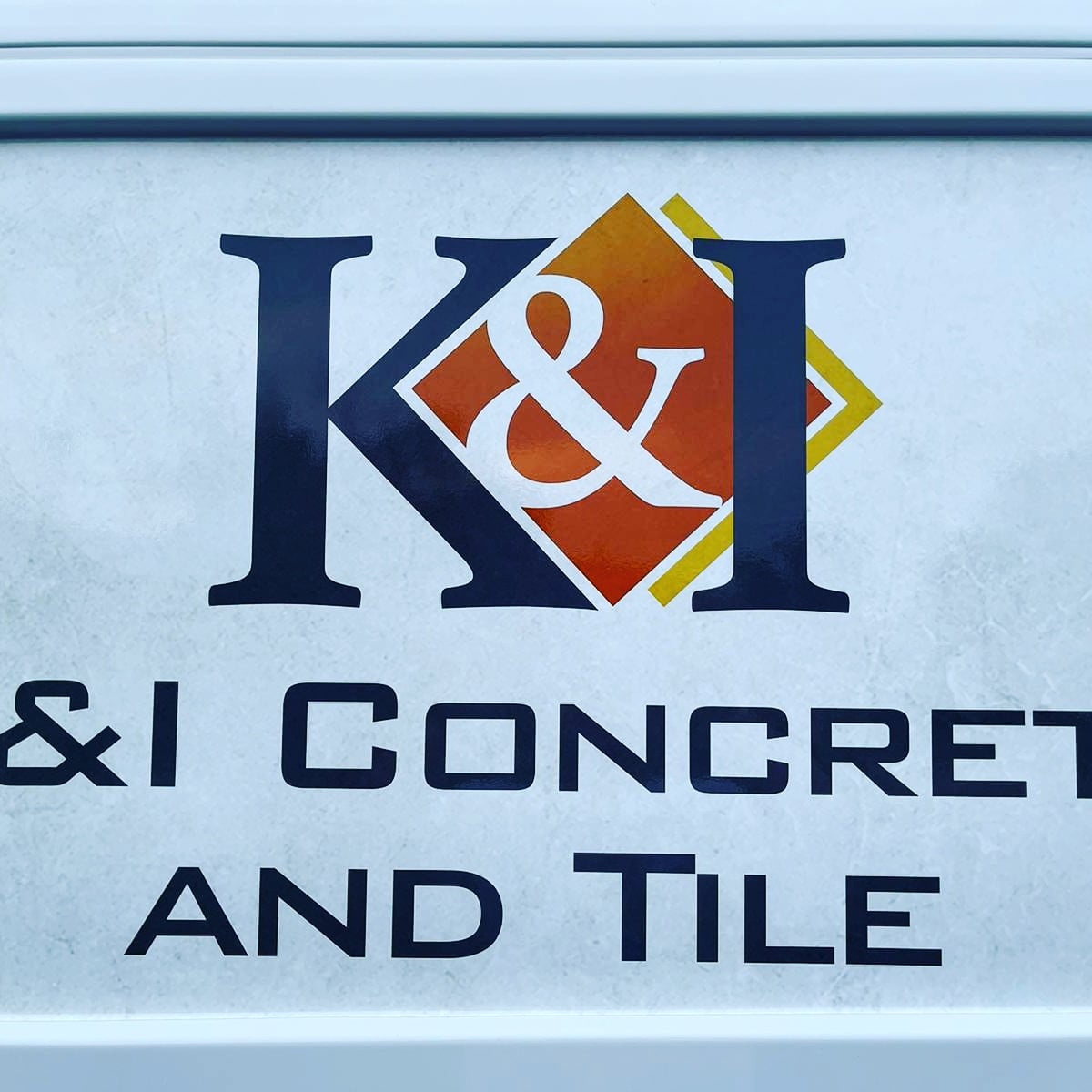 K&I Concrete and Tile Logo