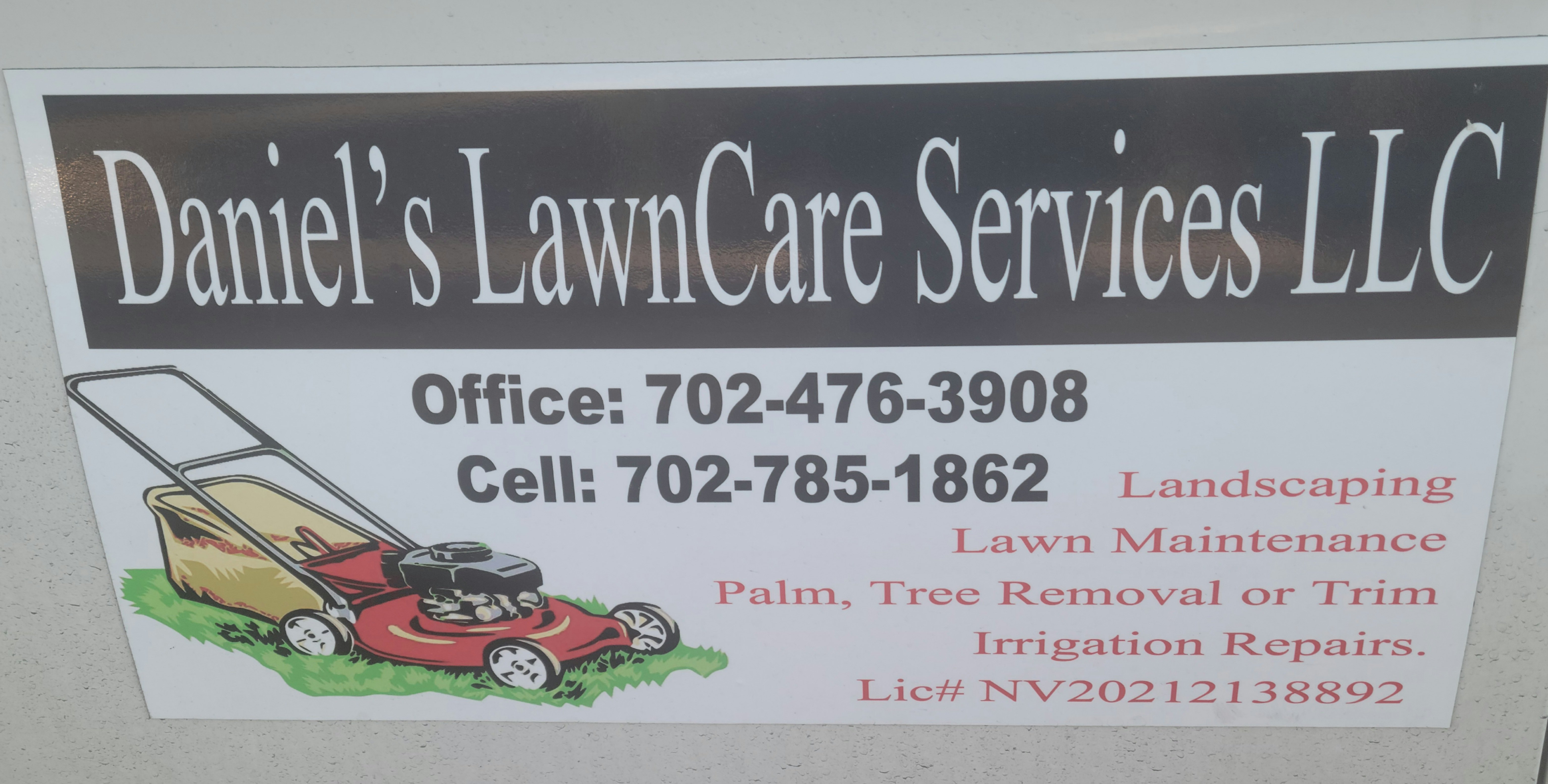 Daniel's Lawn Care Service Logo