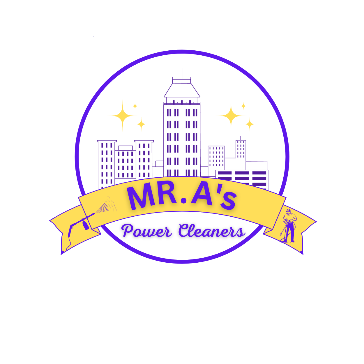Mr. A's Power Cleaners Logo