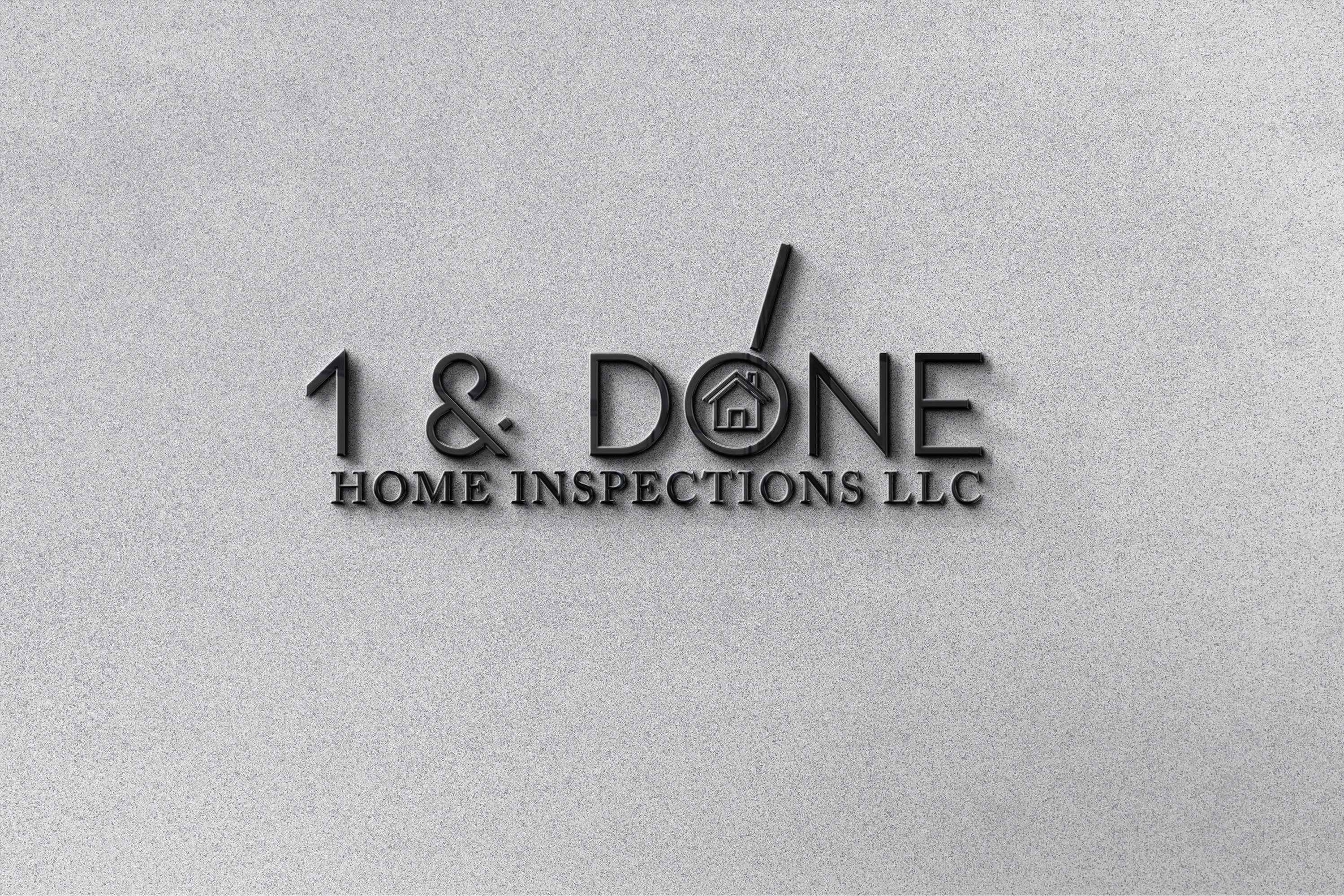 1 & Done Home Inspections LLC Logo
