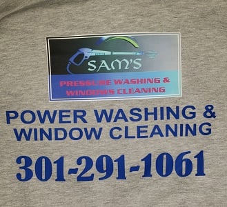 Sams Power Washing & Window Cleaning Logo
