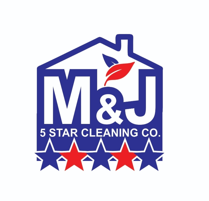 M&J 5 Star Cleaning Logo