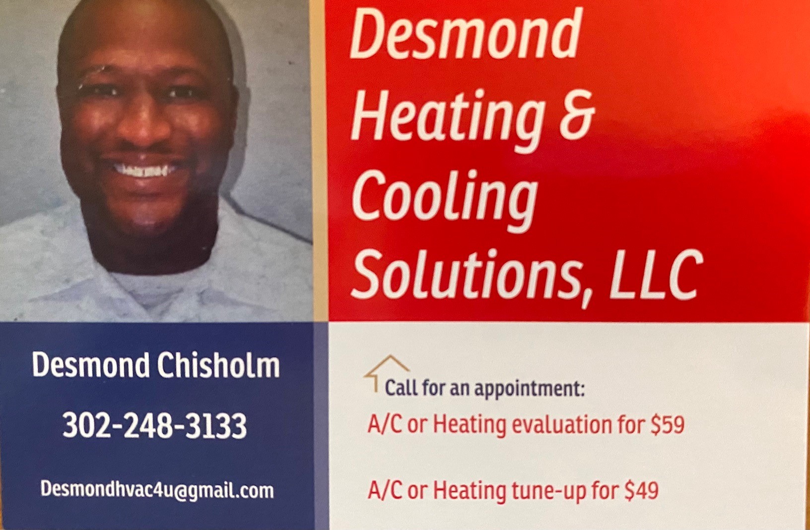 Desmond Heating & Cooling Solutions Logo