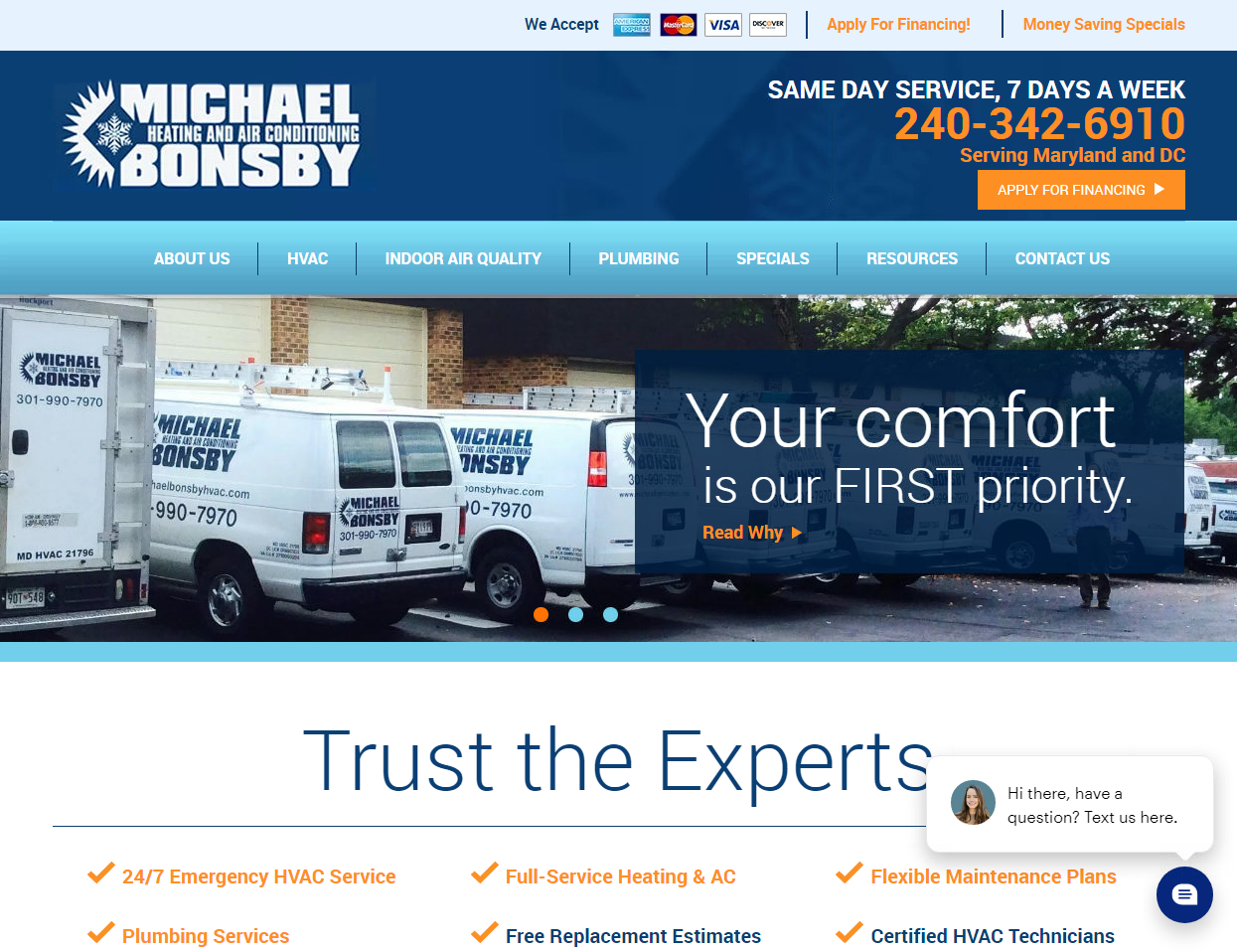 Michael Bonsby Plumbing and Drain Cleaning, LLC Logo