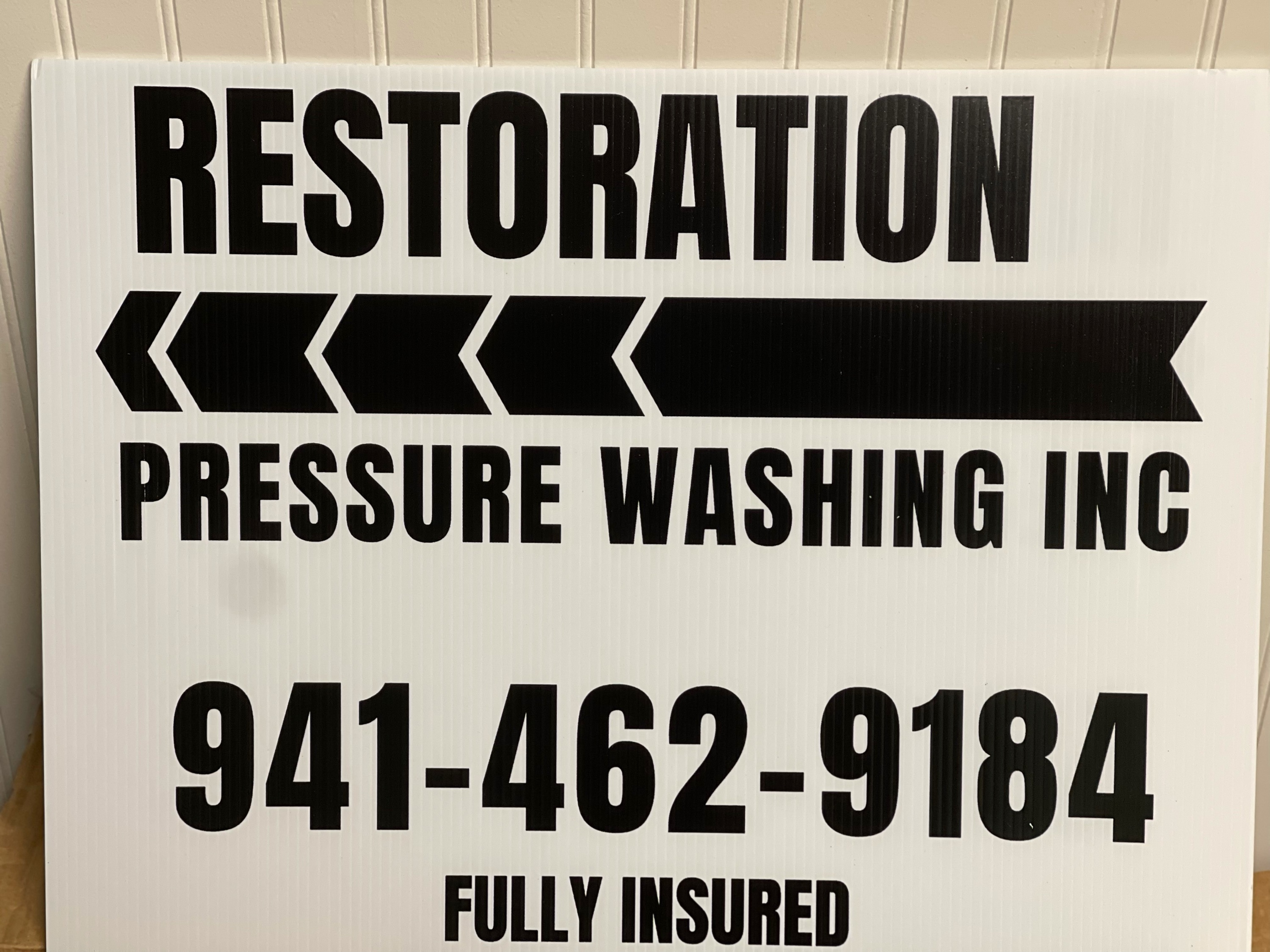 Restoration Pressure Washing, Inc. Logo