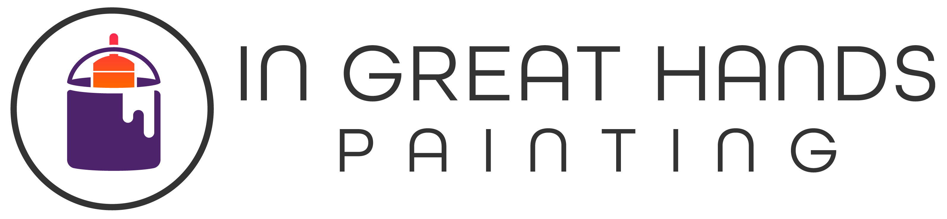 In Great Hands Painting #3 Logo