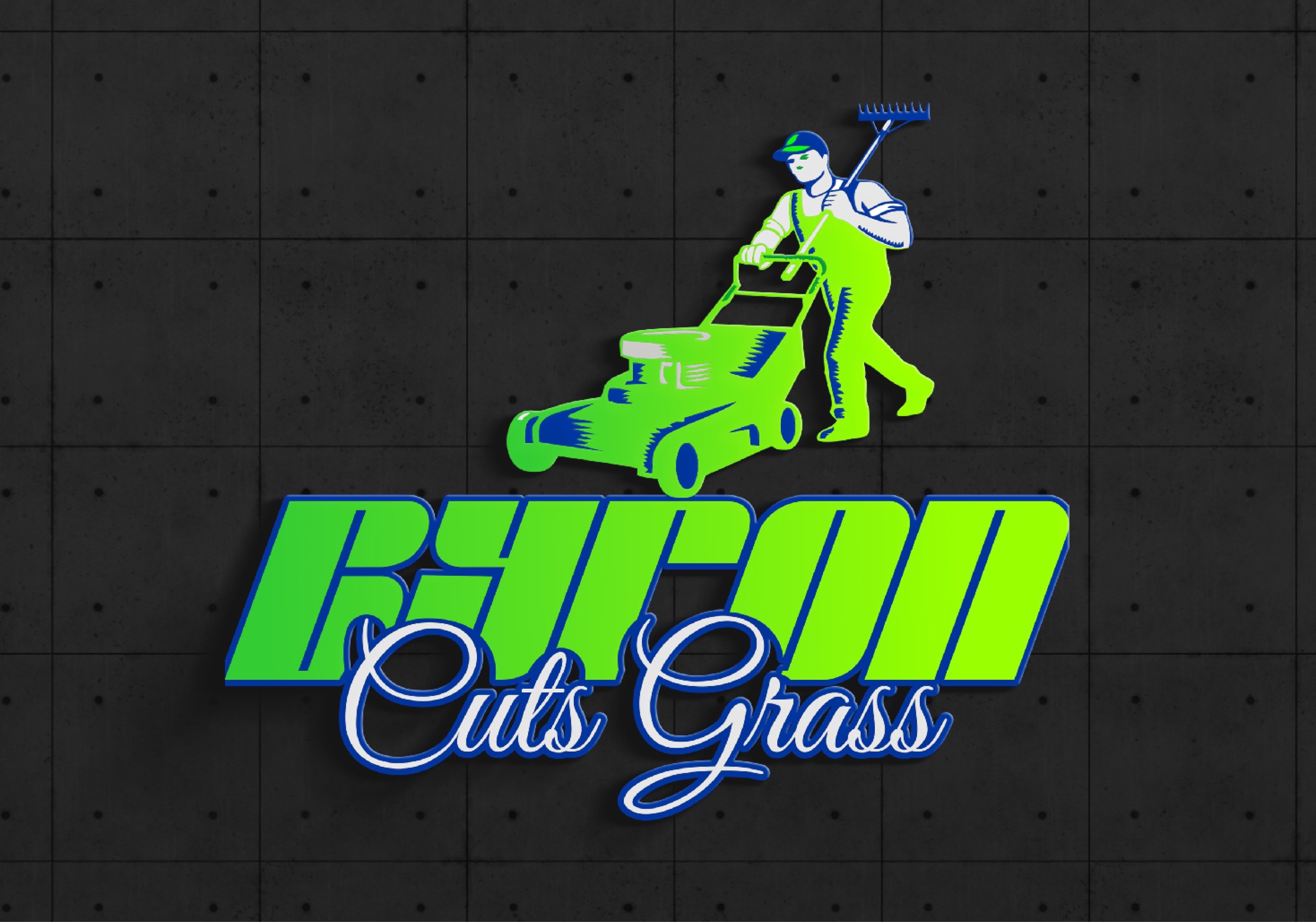 Byron Cuts Grass Logo