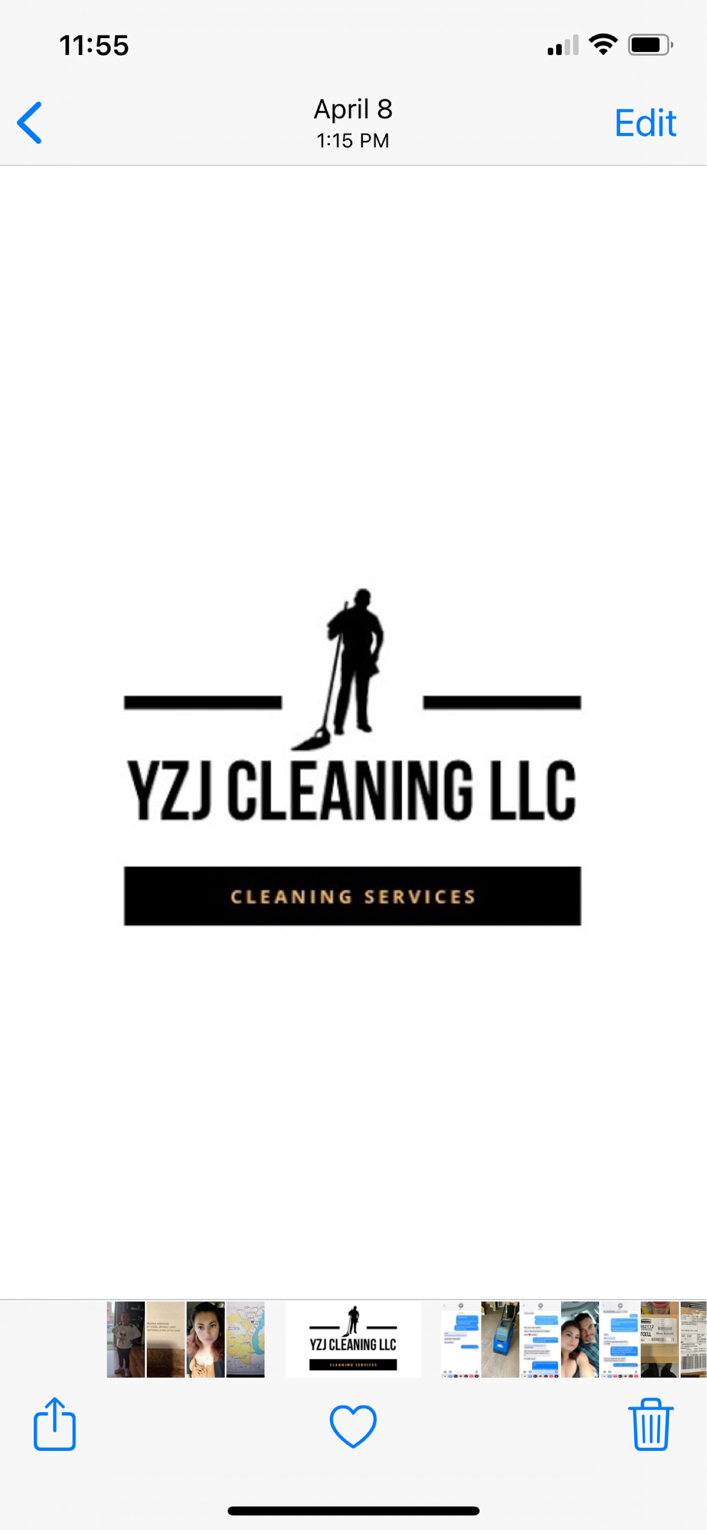 YZJ Cleaning Logo