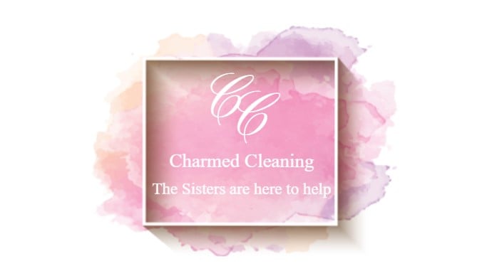 The Charmed Sisters Cleaning Service Logo