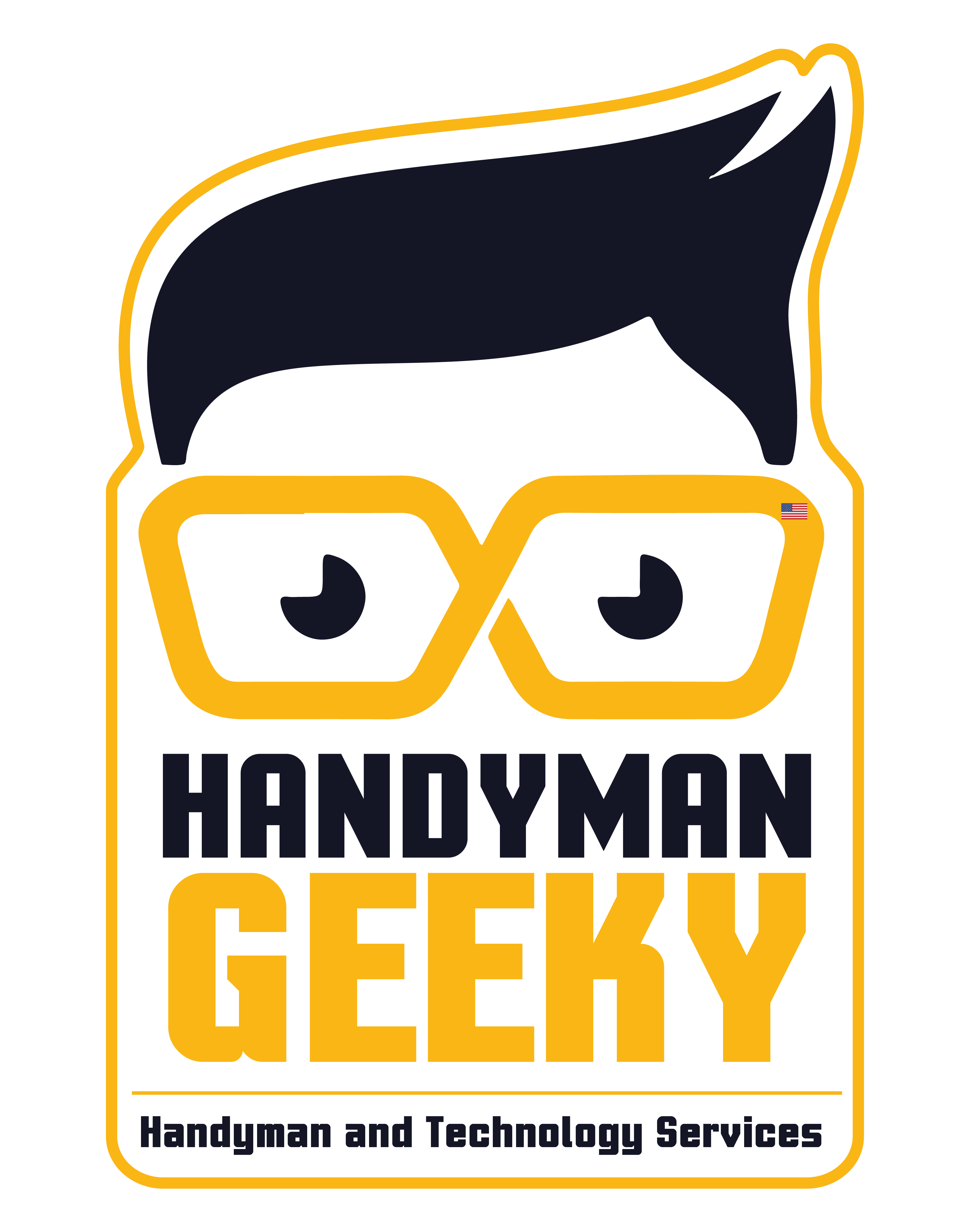 Handyman Geeky Logo