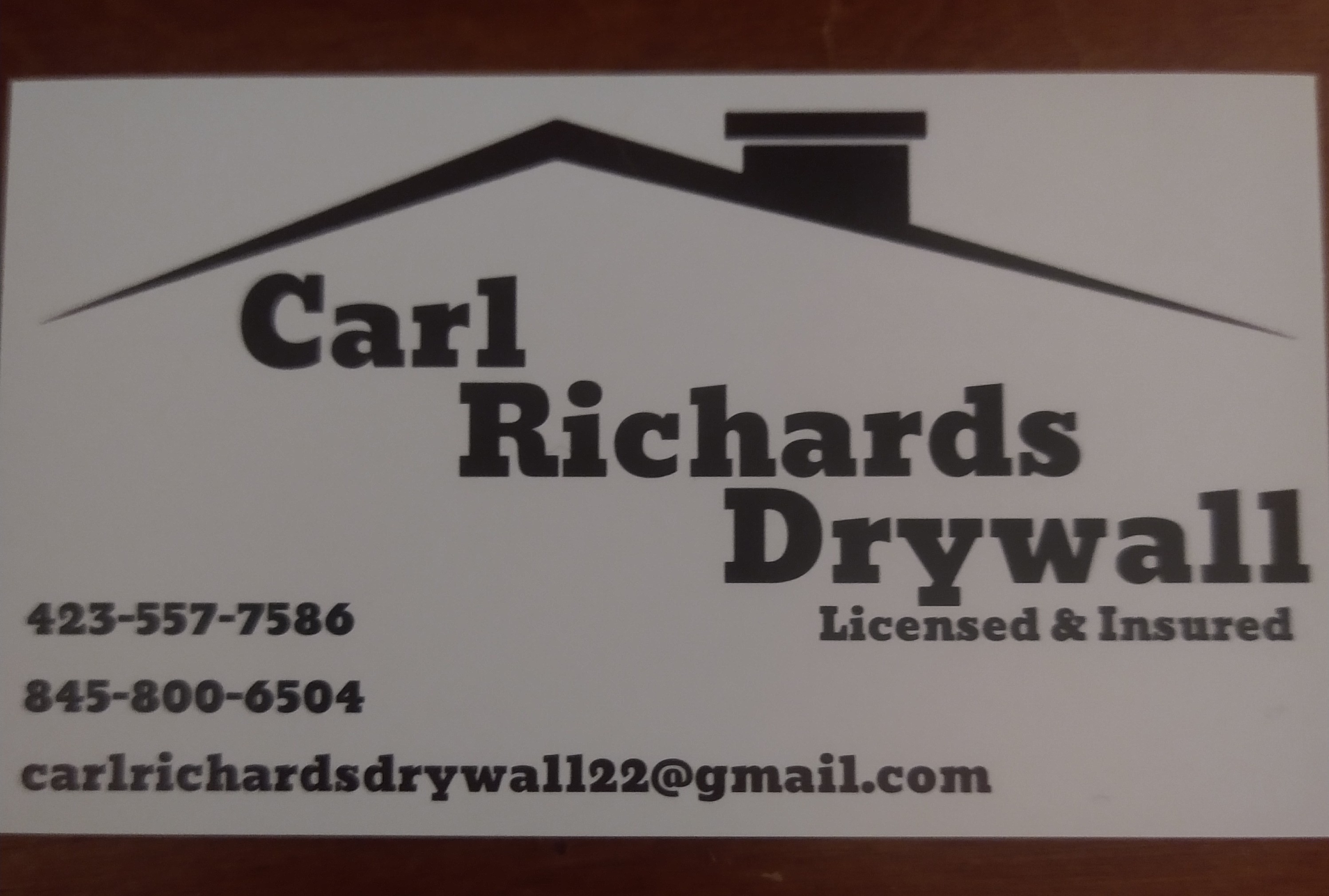 Carl Richards Drywall Logo