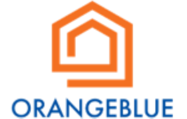 OrangeBlue General Contractors Logo