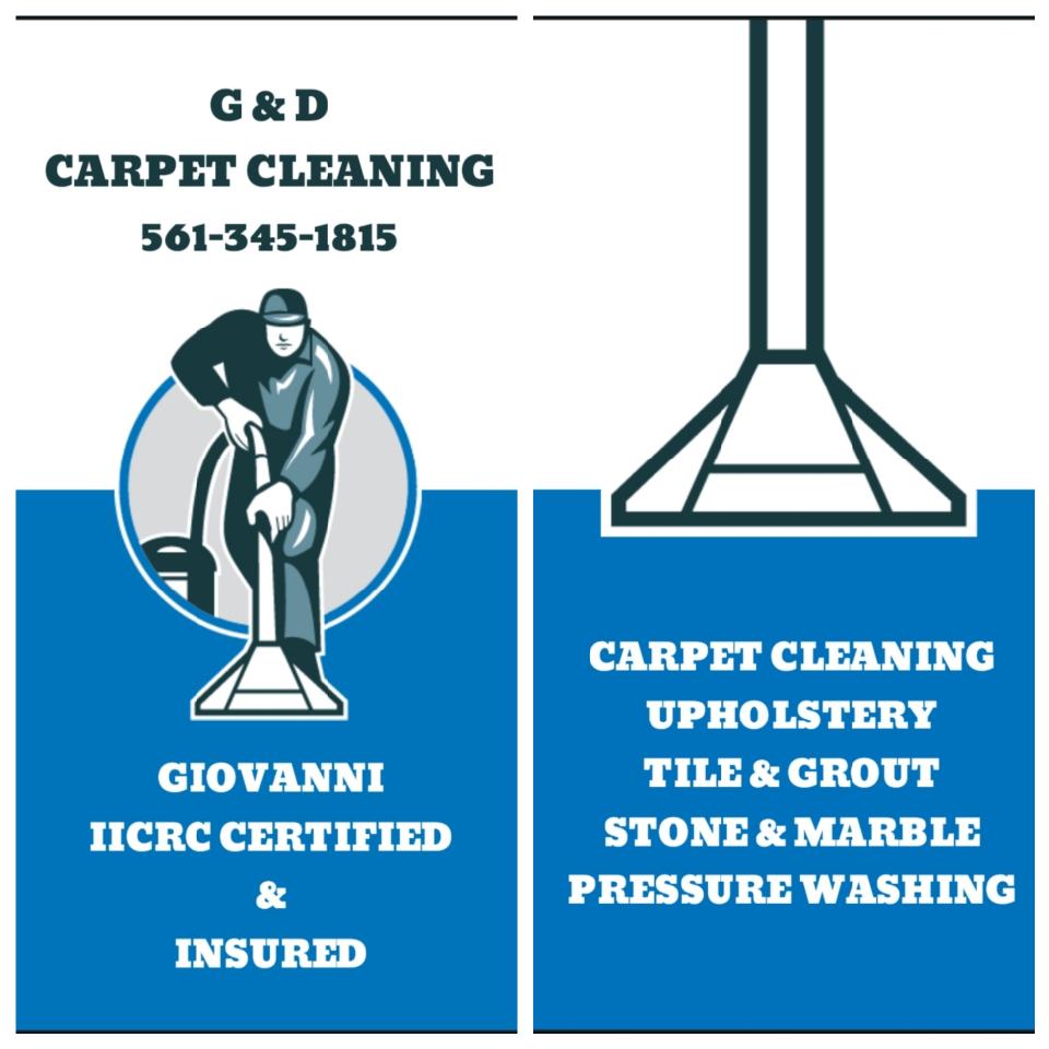 G&D Carpet Cleaning Logo
