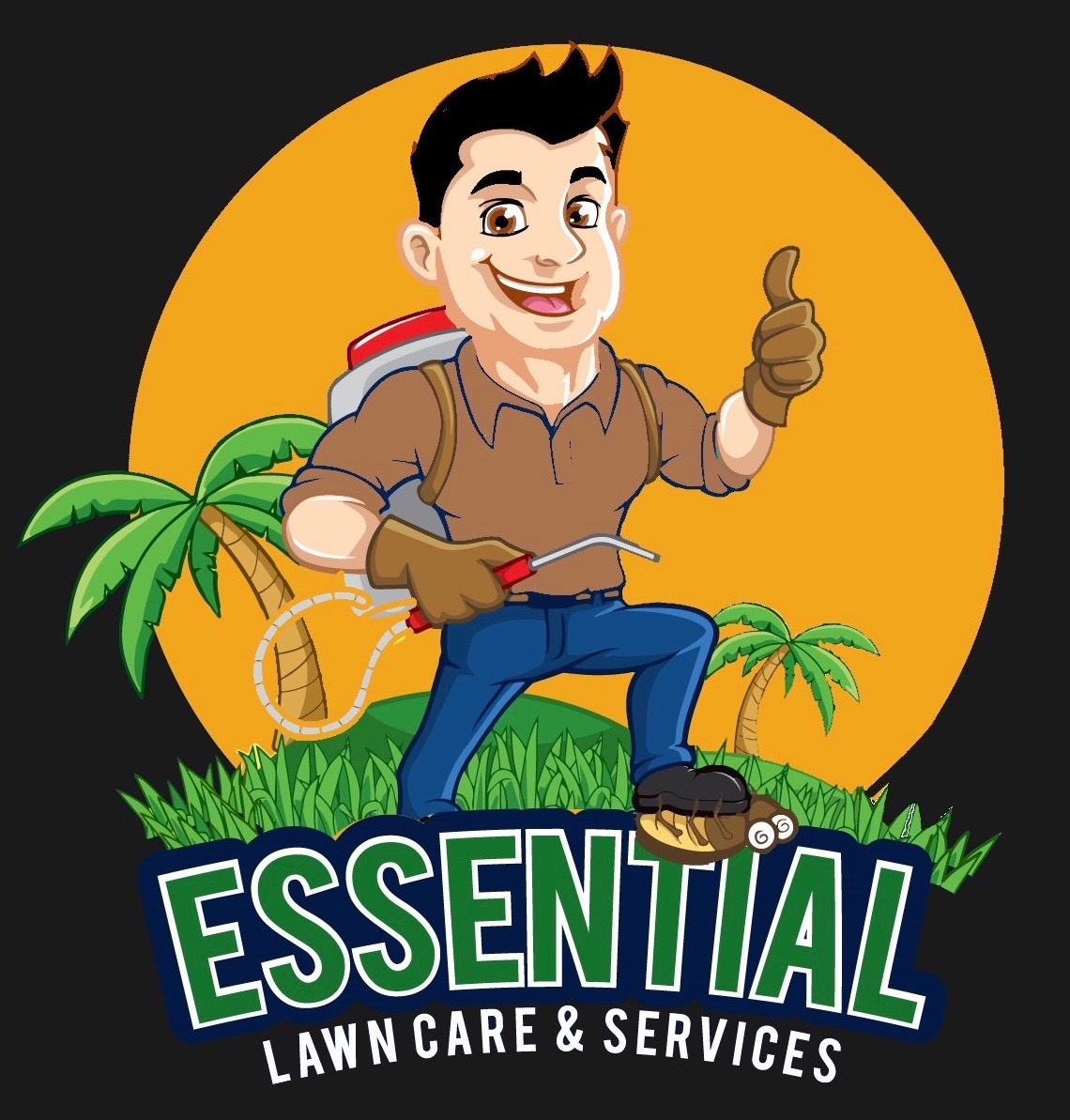 Essential Lawn Care and Services Logo