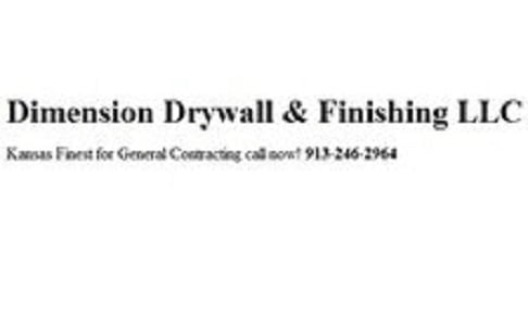 Dimension Drywall & Finishing Logo