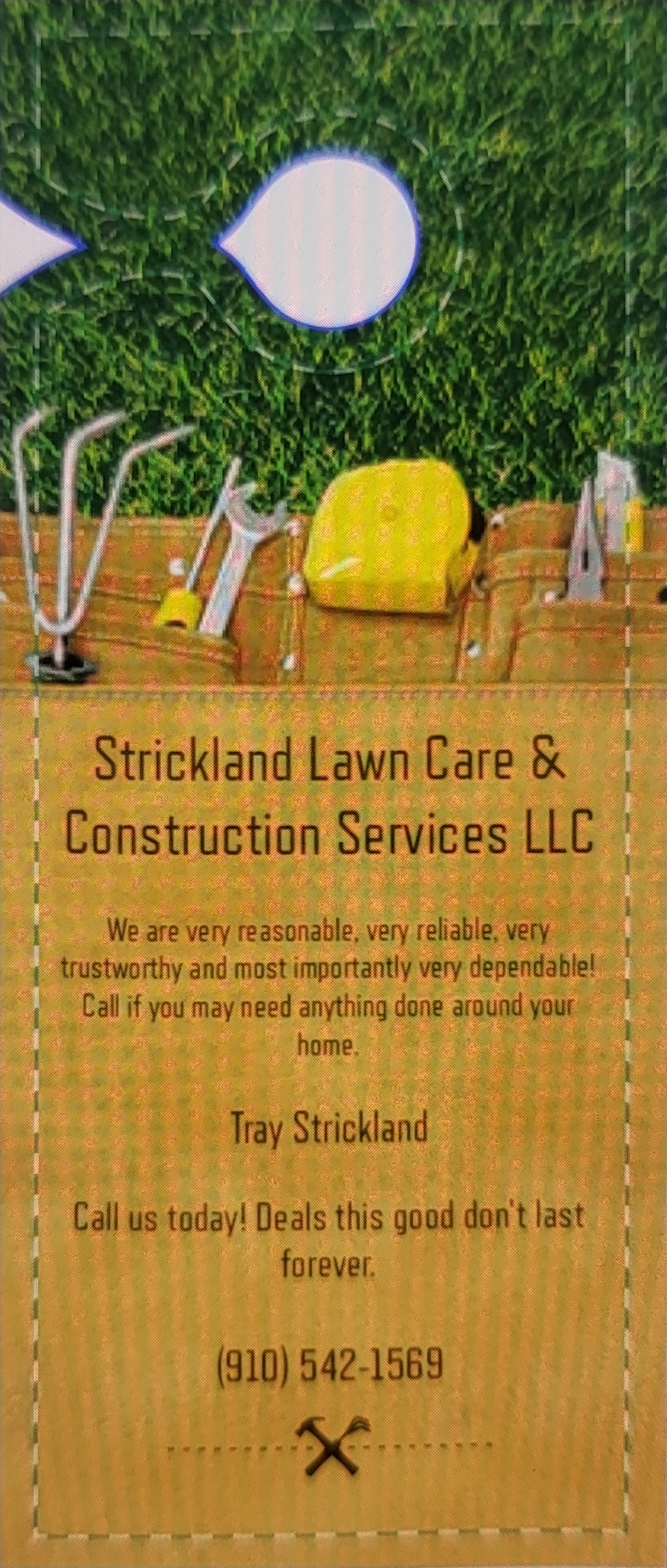 Strickland Lawn Care and Construction Services Logo