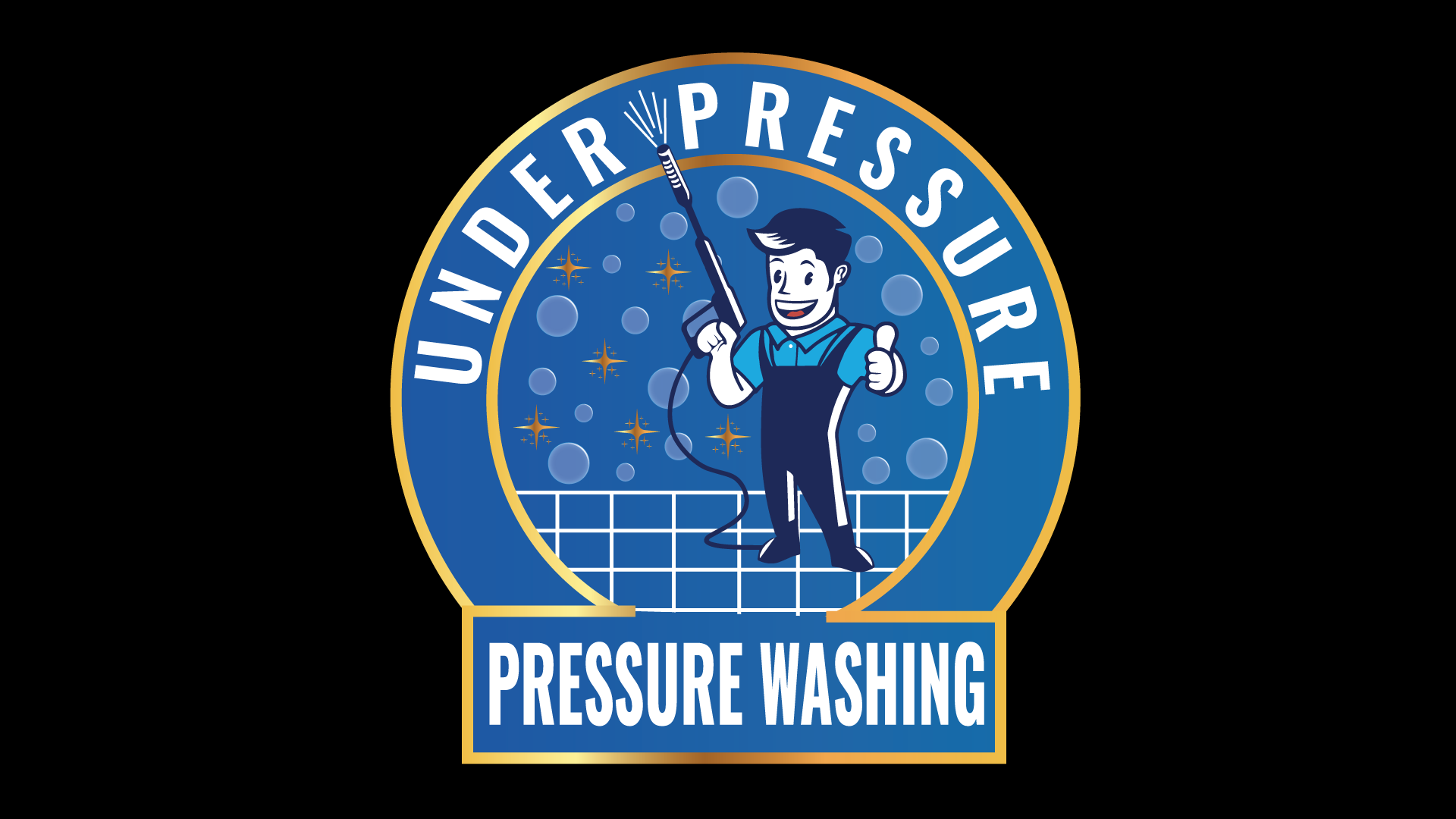 Under Pressure Pressure Washing Logo