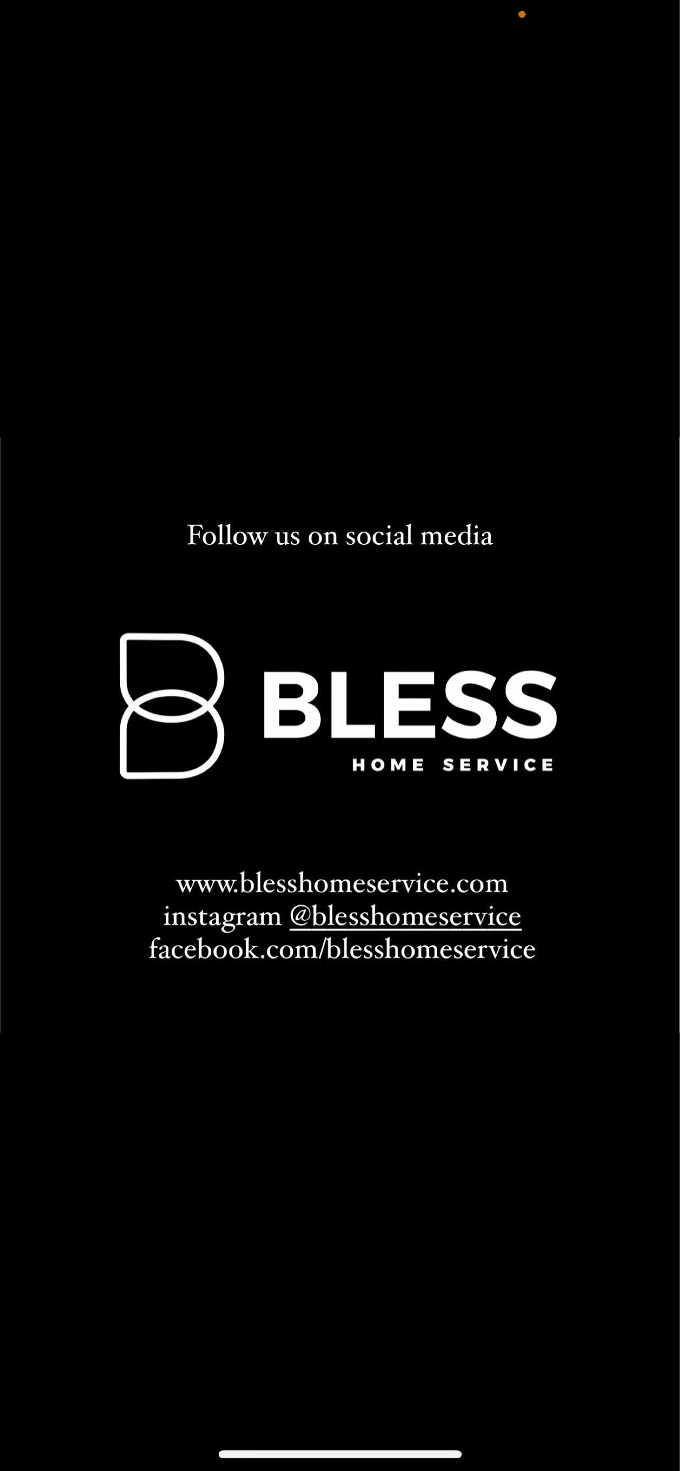 Bless Home Service Logo