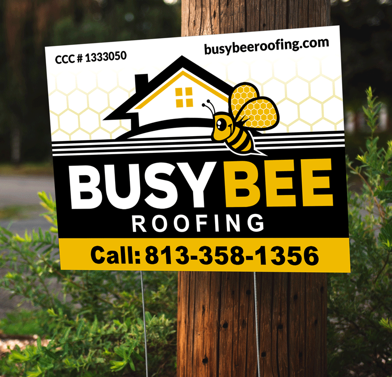 Busy Bee Roofing Logo