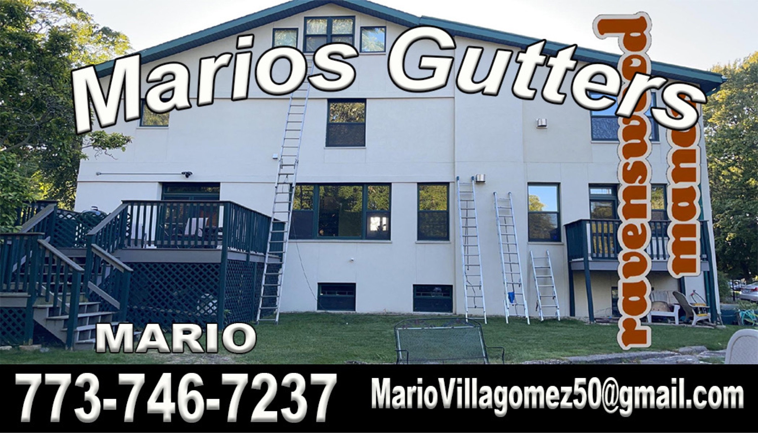 Mario's Gutters Logo