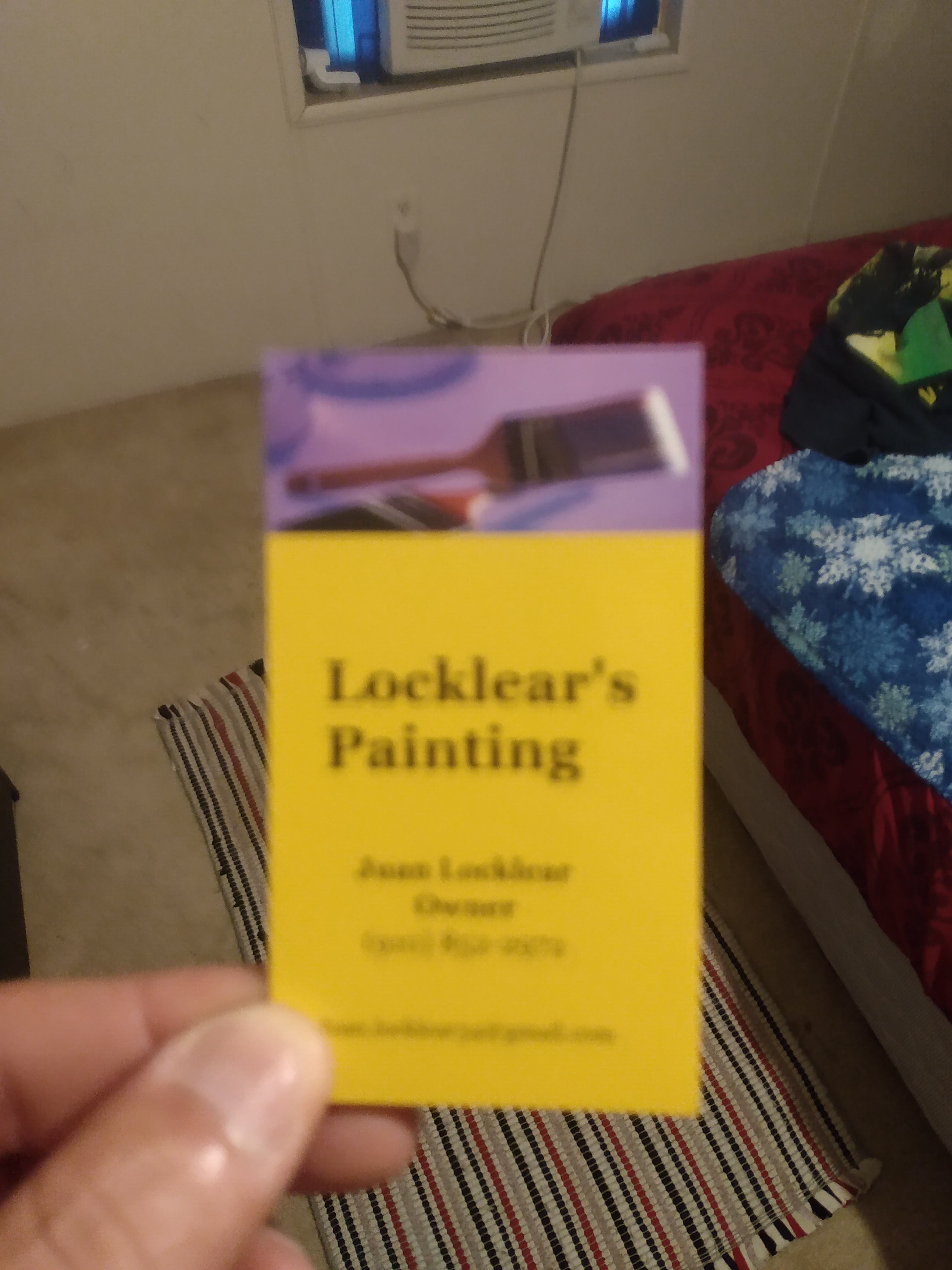 Locklear's Painting Logo