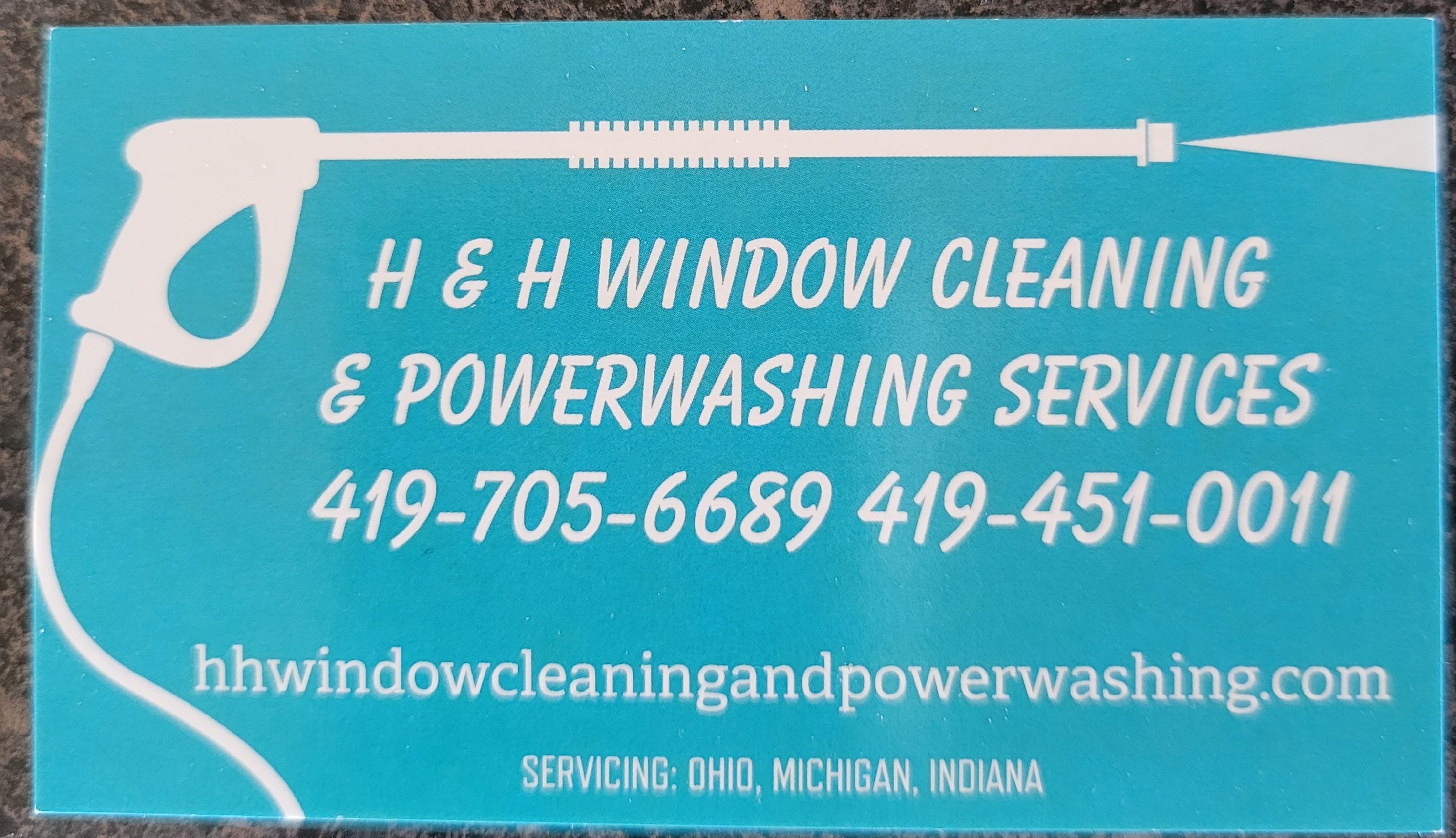 H & H Window Cleaning & Powerwashing Services Logo