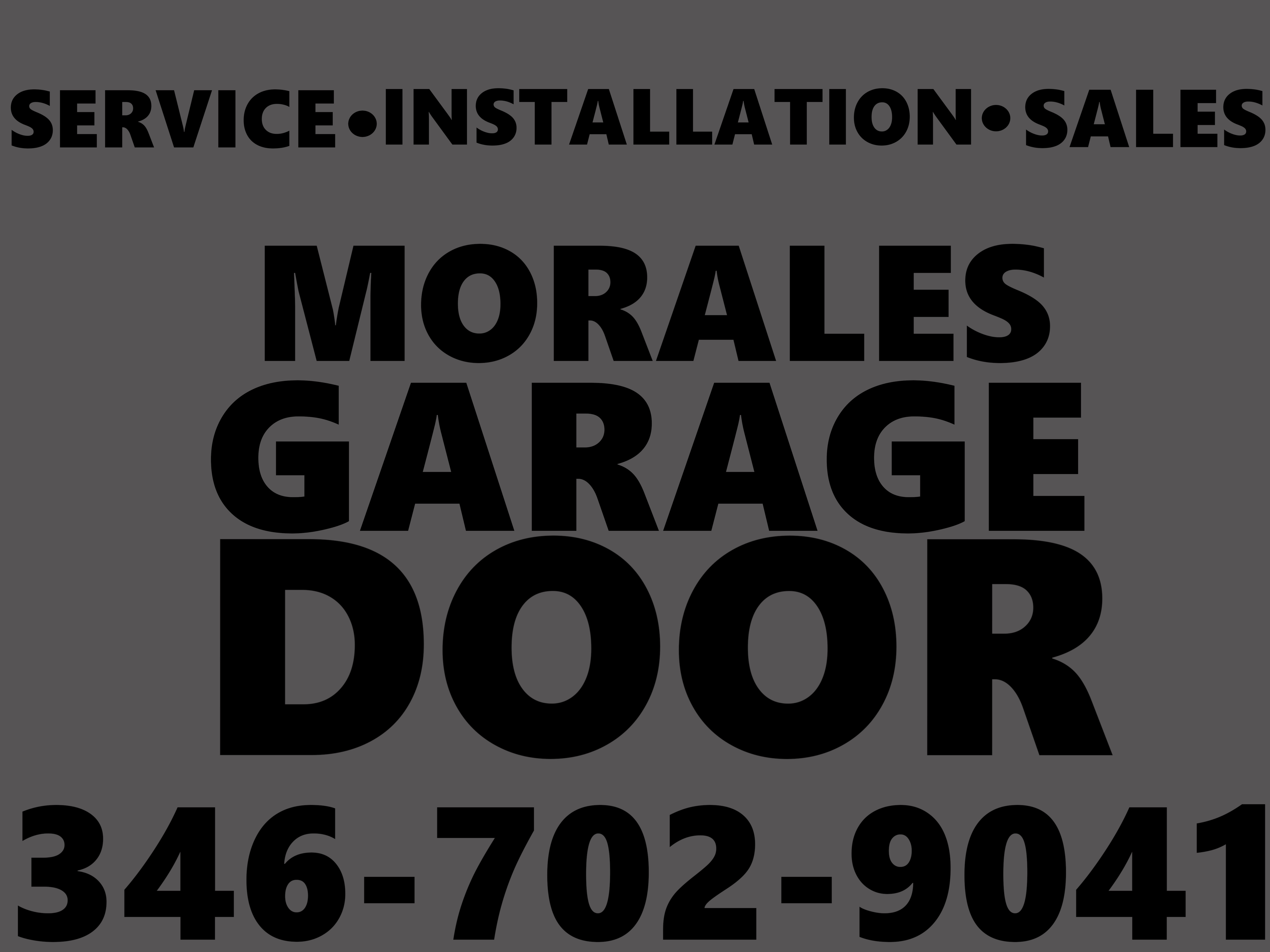 Morales Garage Door Service Logo