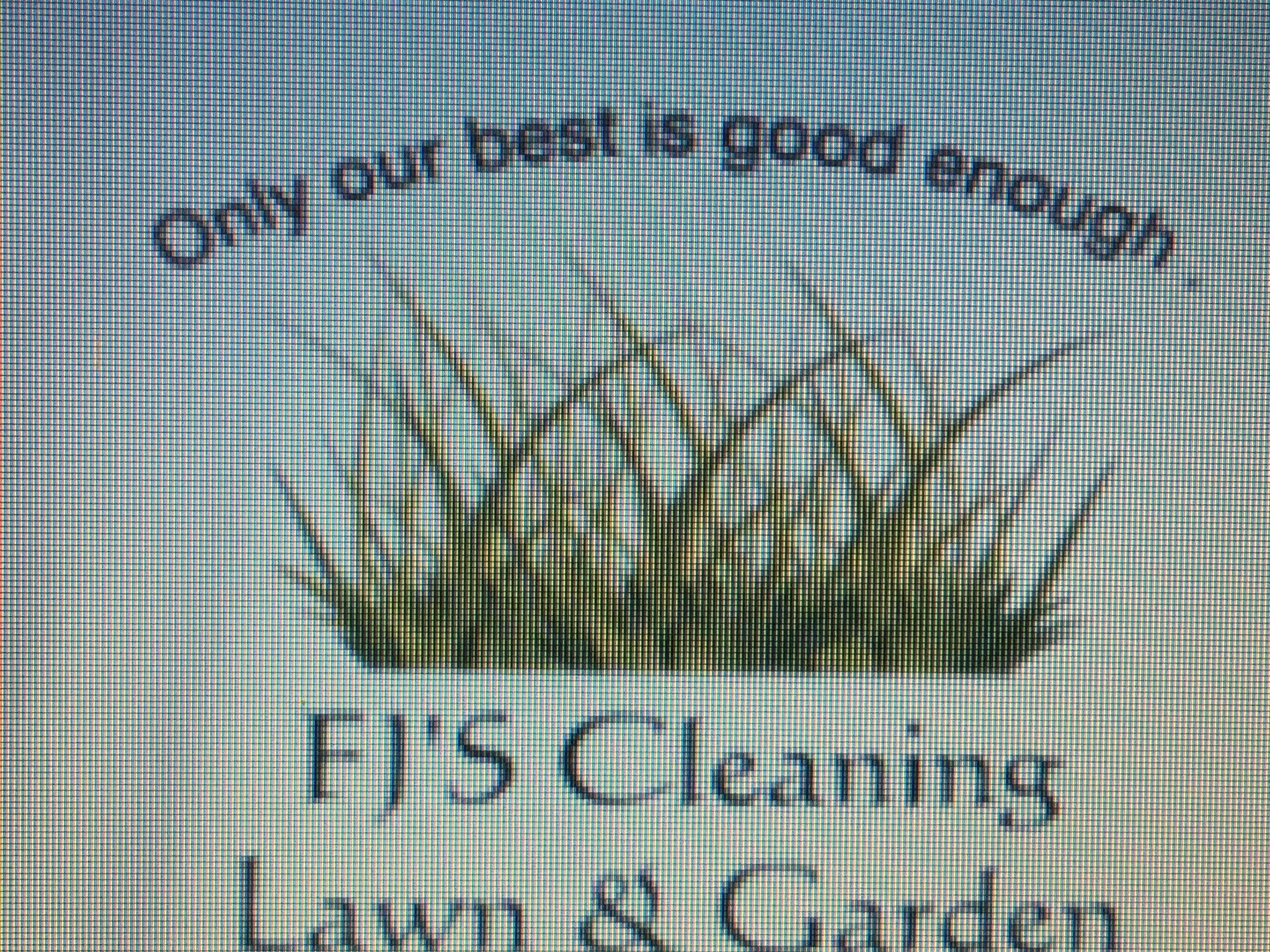 FJ's Cleaning Lawn & Garden Logo