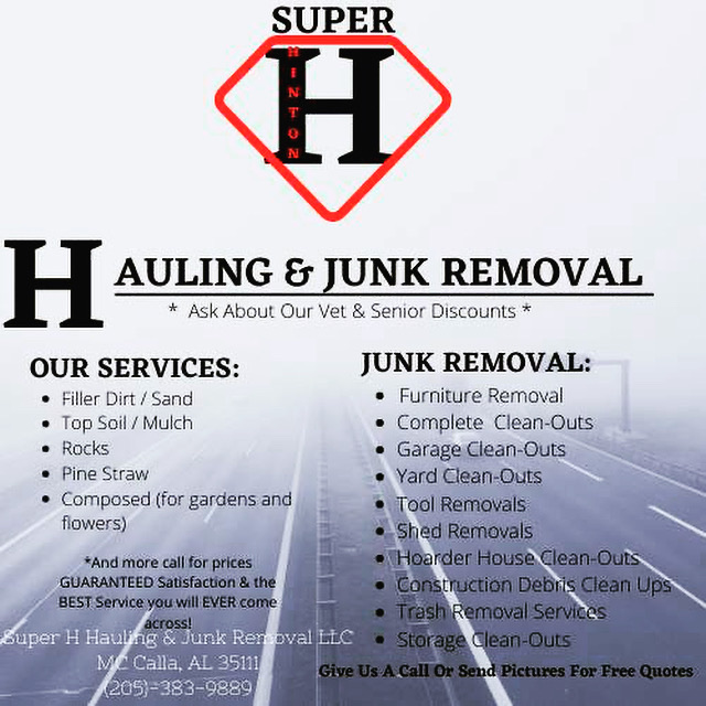 Super H Hauling & Junk Removal Logo