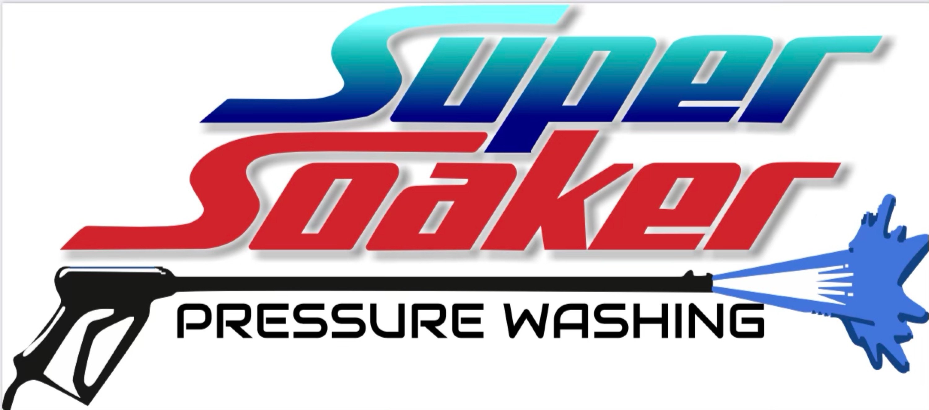 Super Soaker Pressure Washing Service Logo