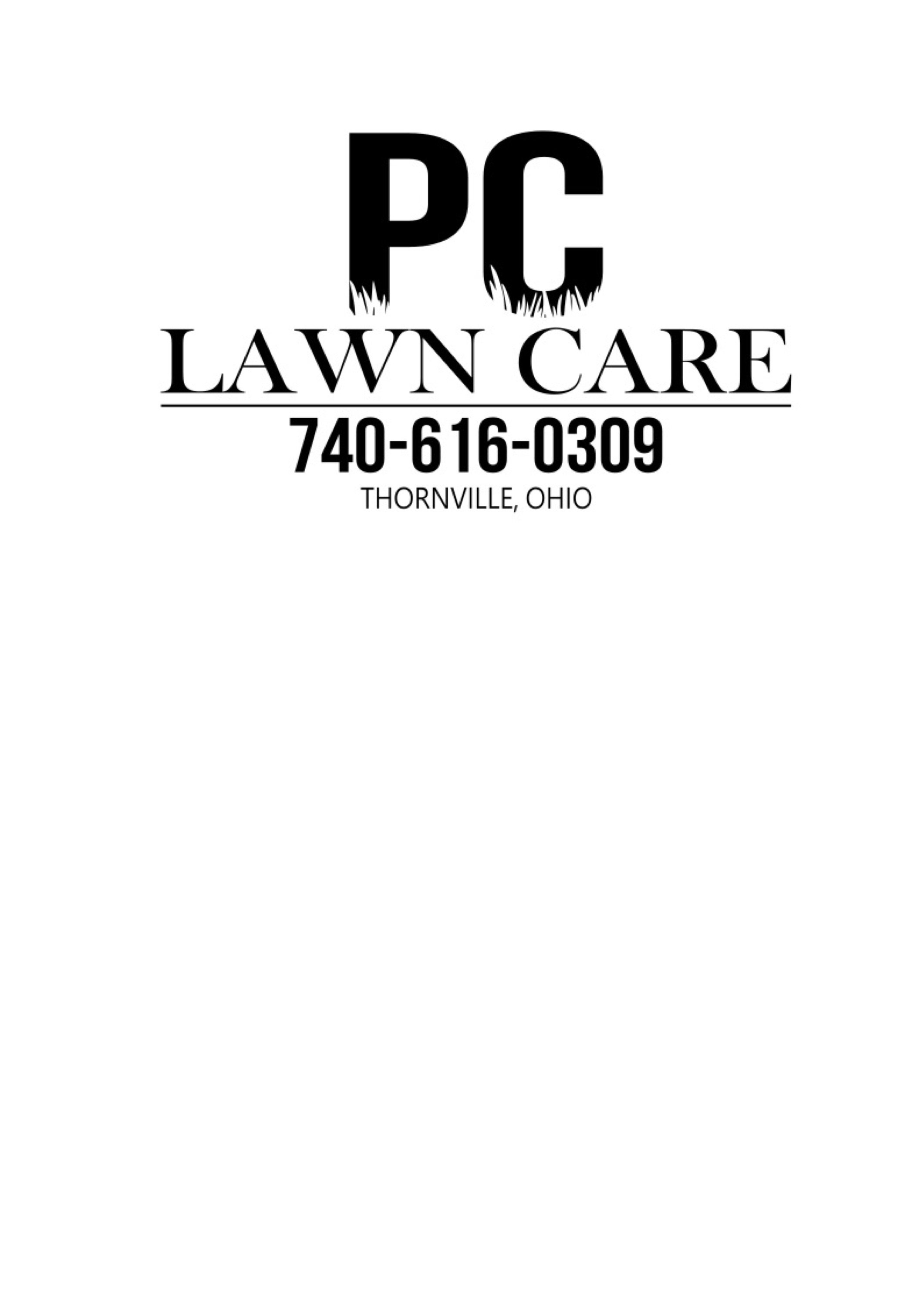 PC Lawn Care Logo