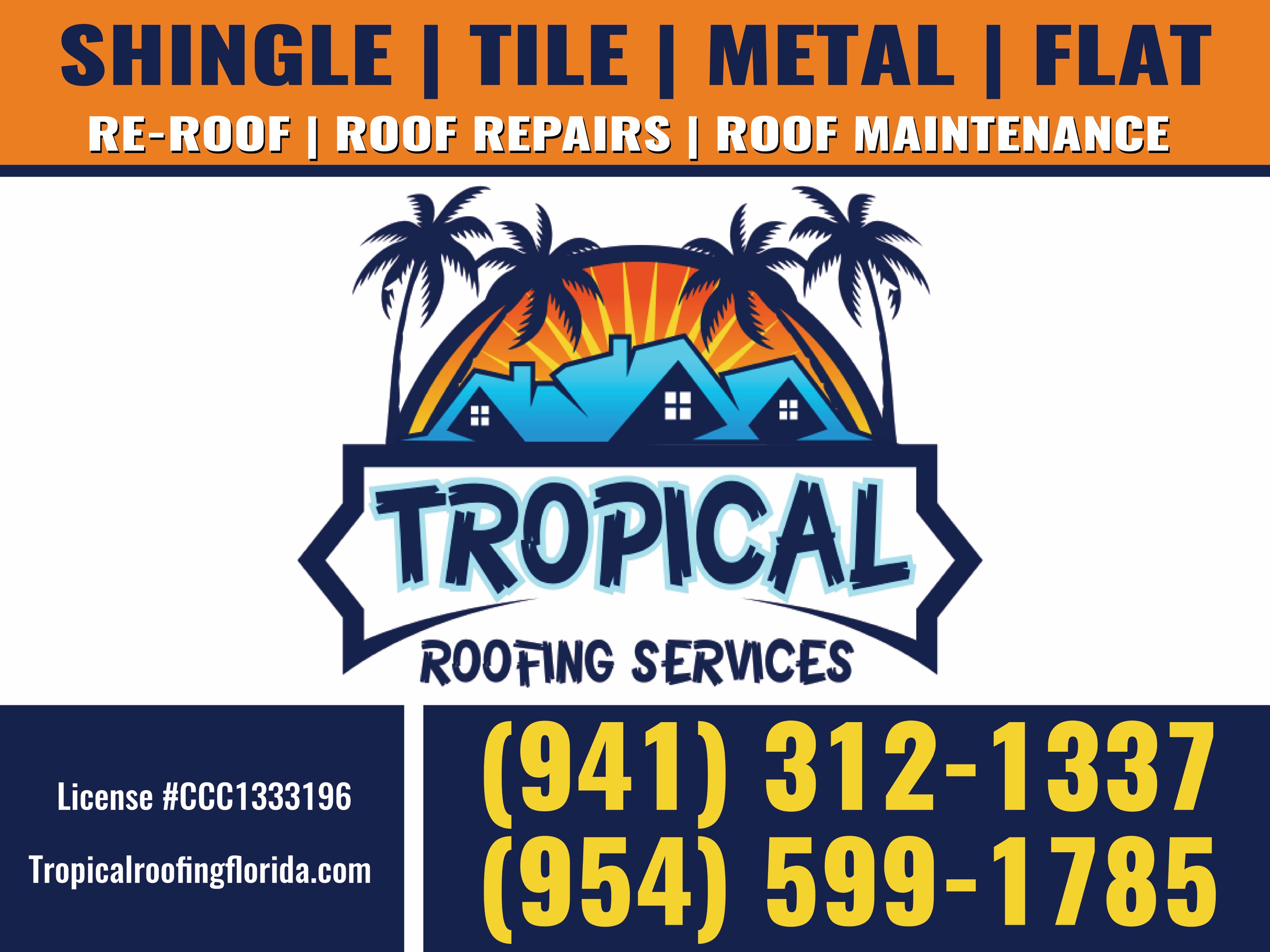 Tropical Roofing Services, LLC Logo