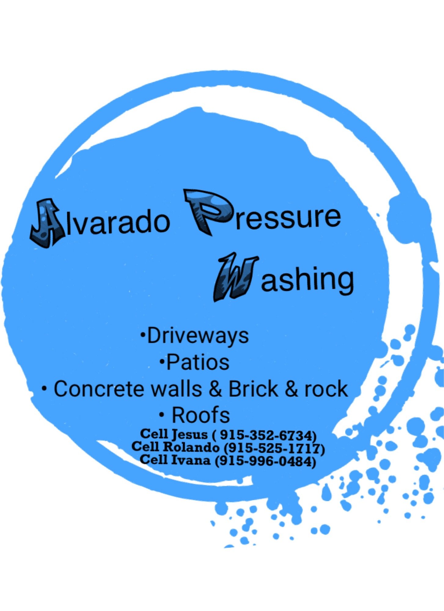 Alvarado Pressure Washing Logo