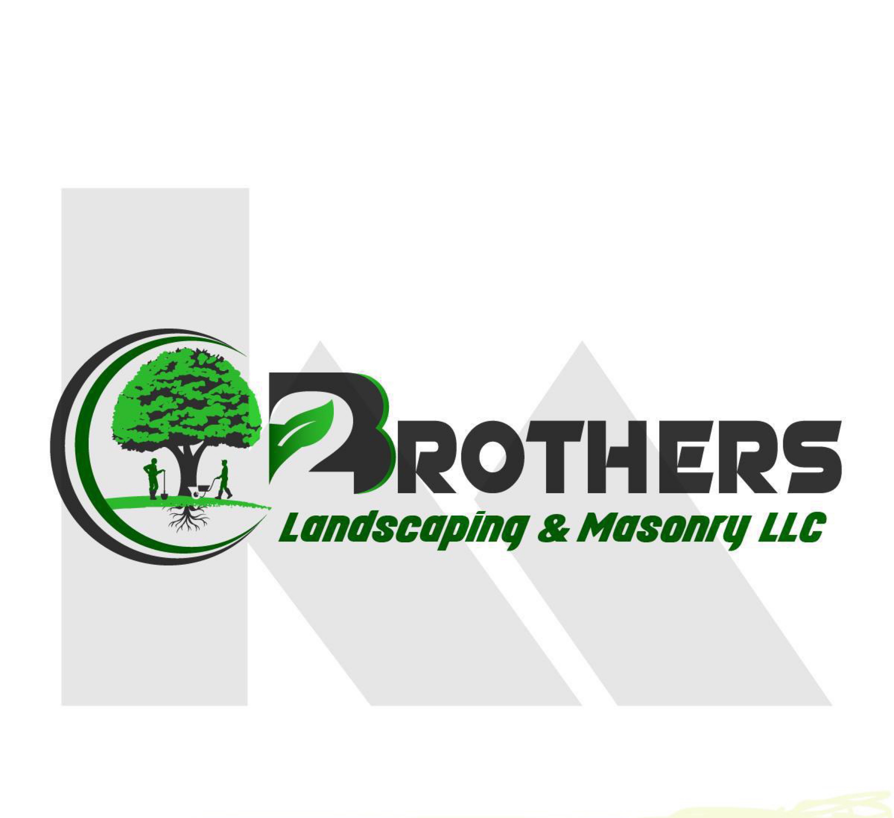 2 Brothers Landscaping & Masonry LLC Logo