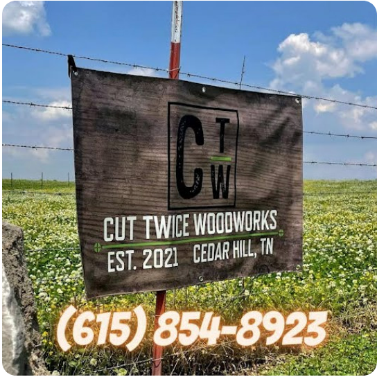 Cut Twice Woodworks Logo