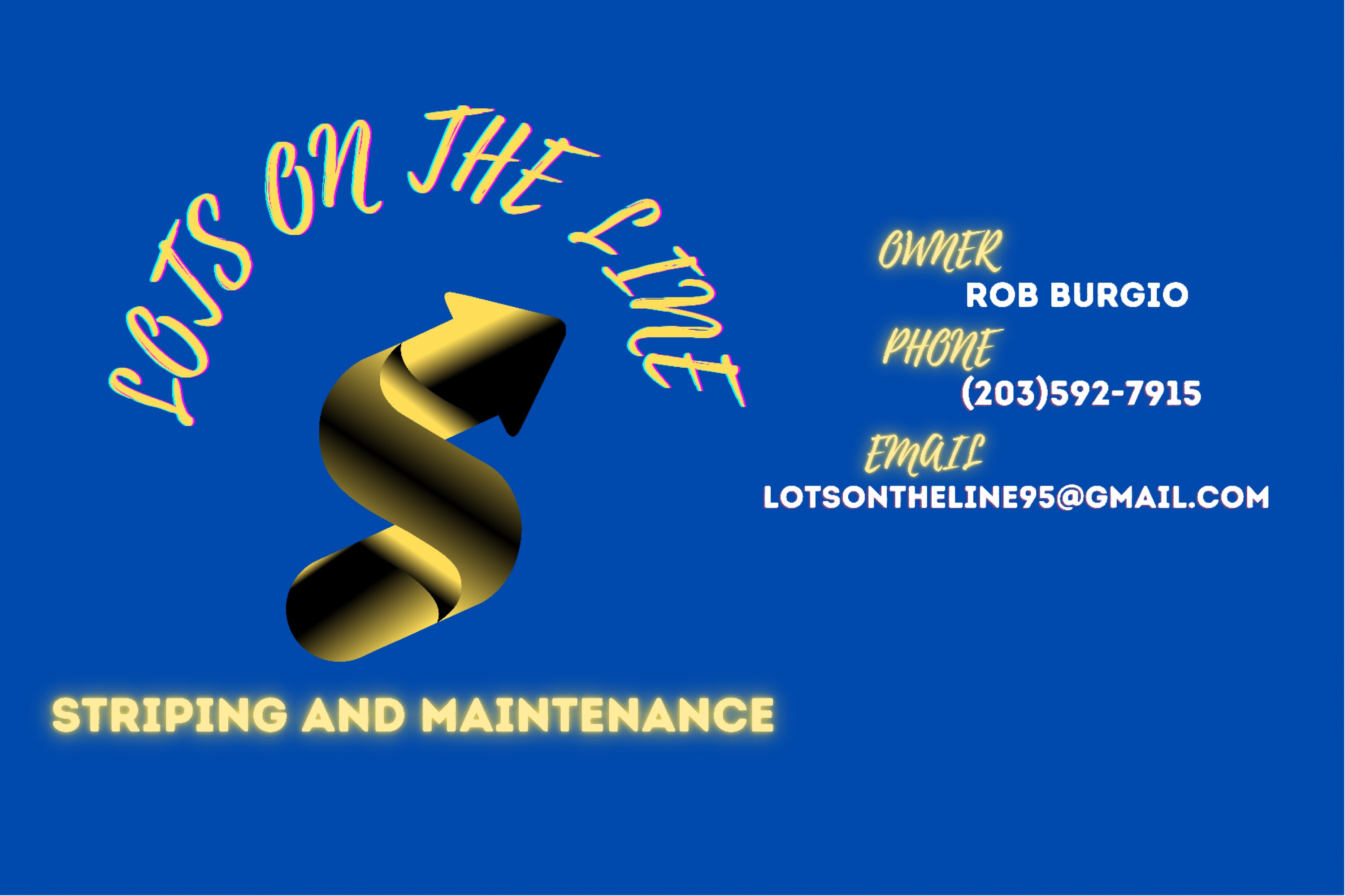 Lots On The Line Striping and Maintenance Logo
