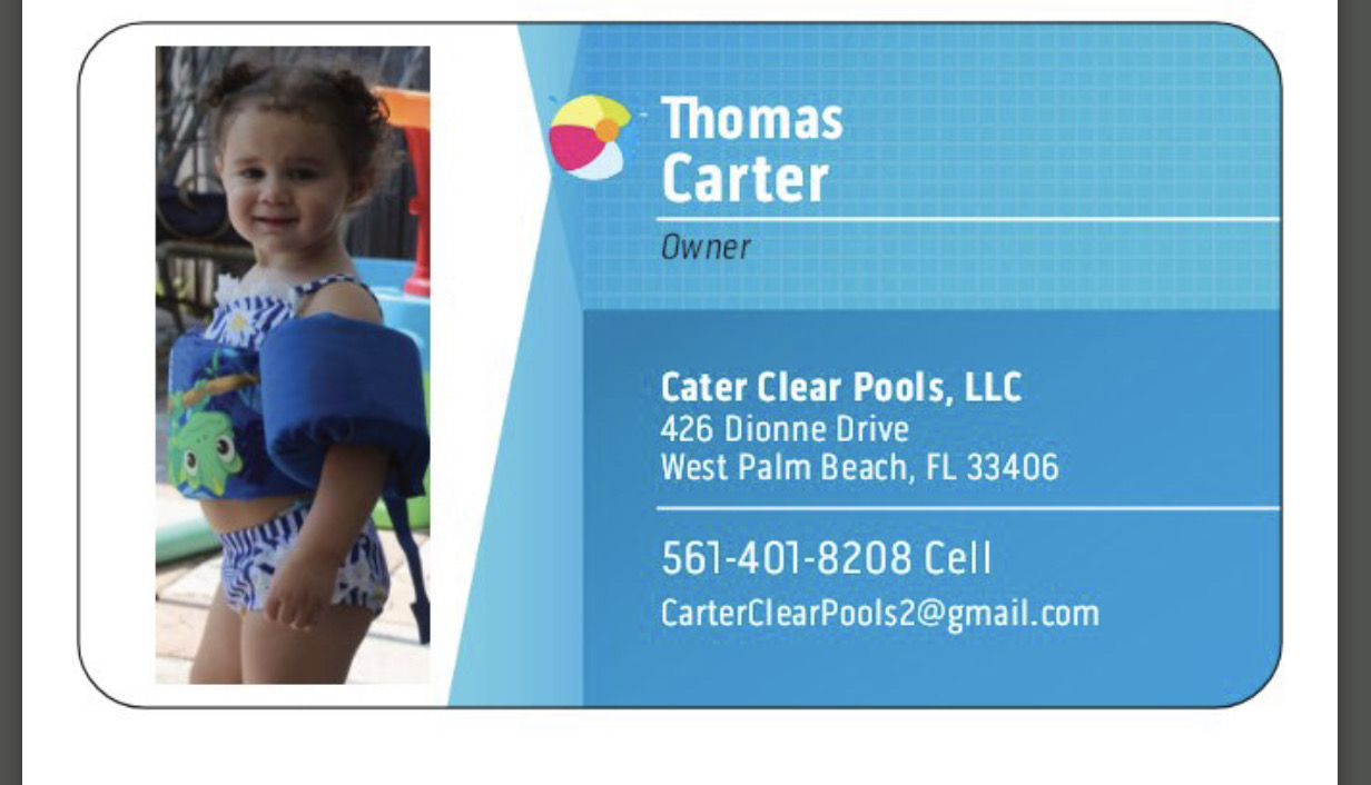 Carter Clear Pools, LLC Logo