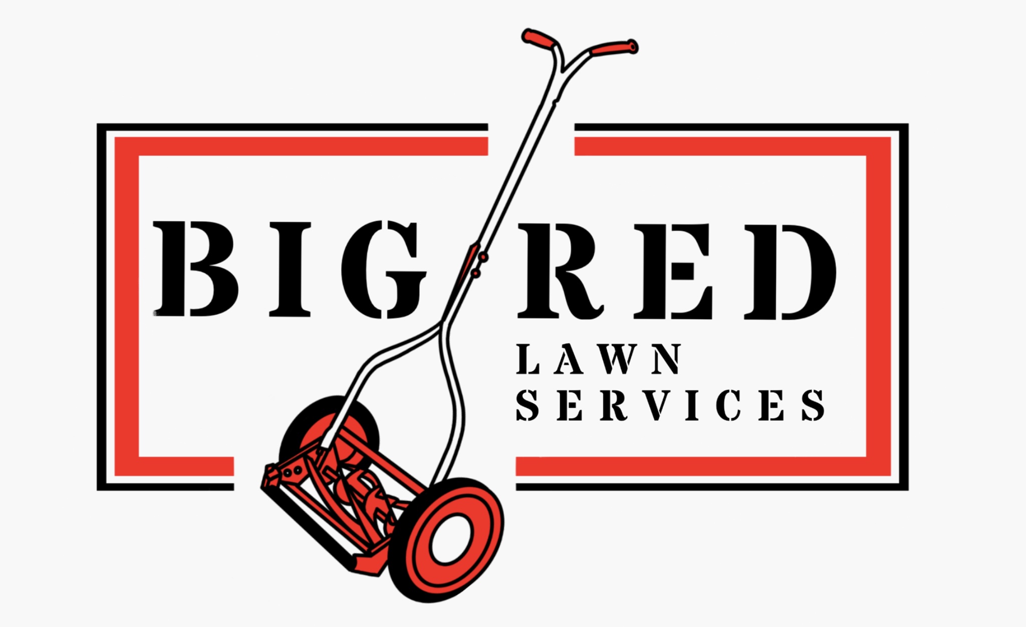 Big Red Lawn Services Logo