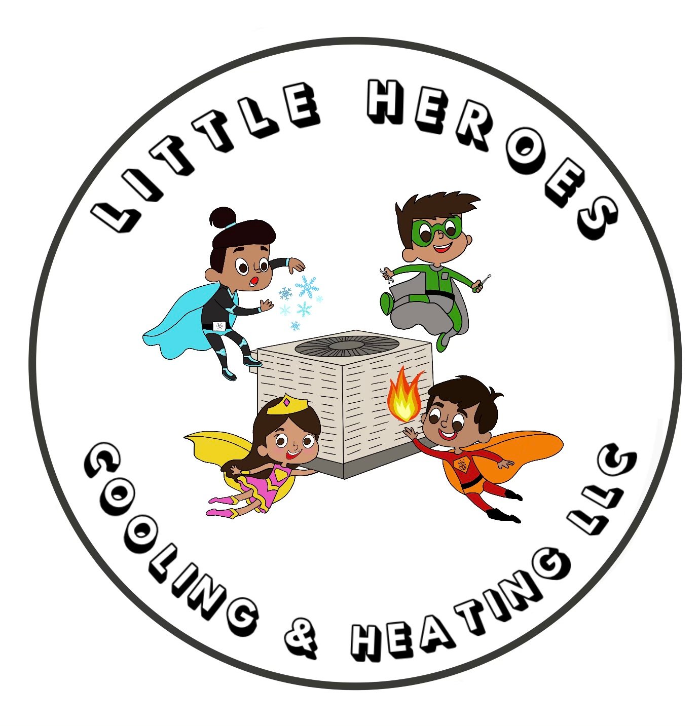 Little Heroes Cooling & Heating, LLC Logo