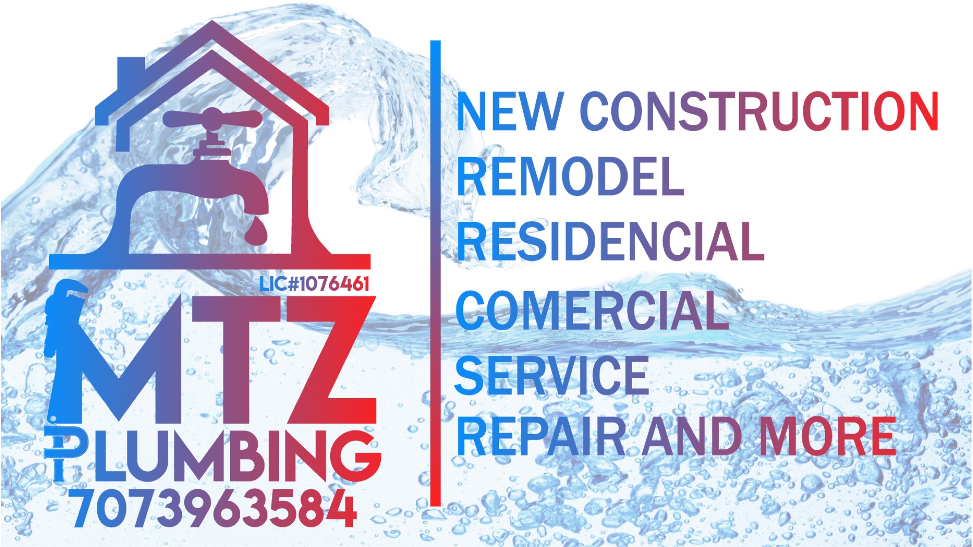 MTZ Plumbing Logo