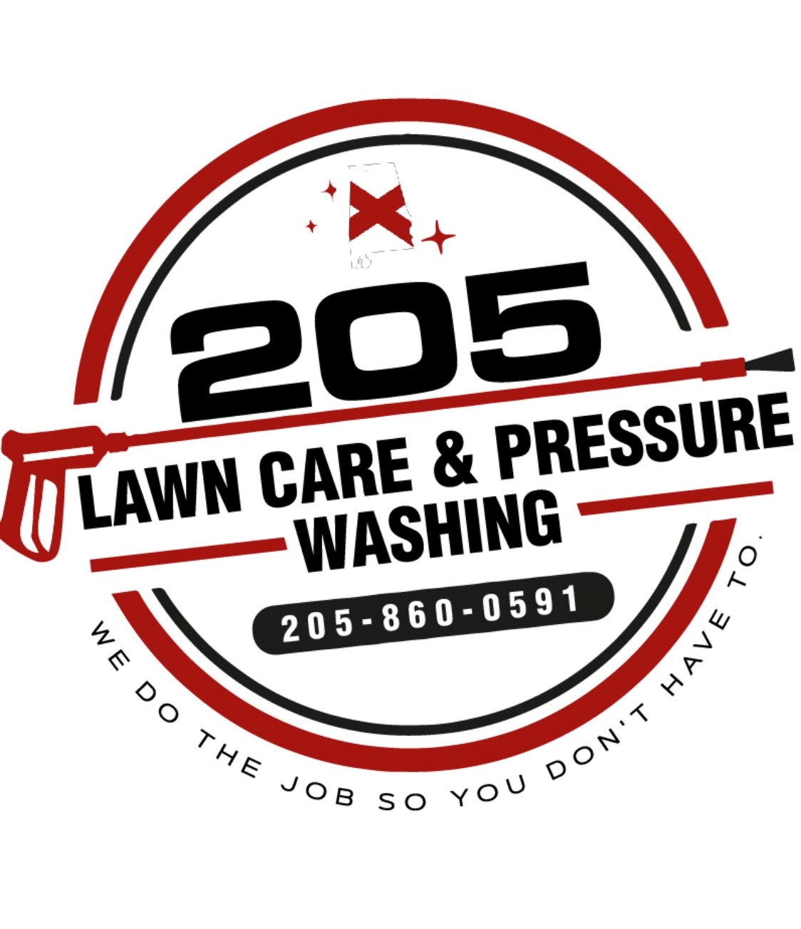 205 Lawncare & Pressure Washing Logo