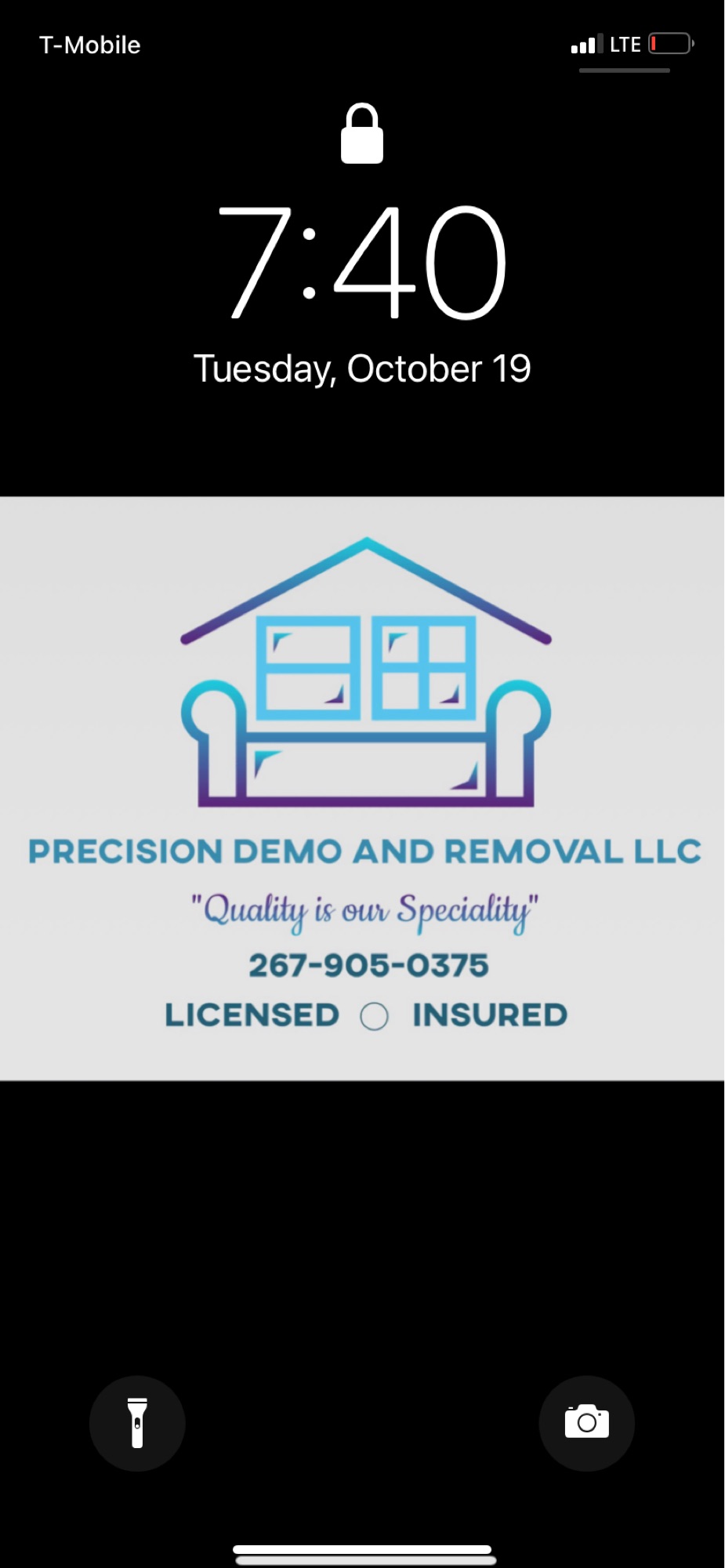 Precision Demo and Removal, LLC Logo