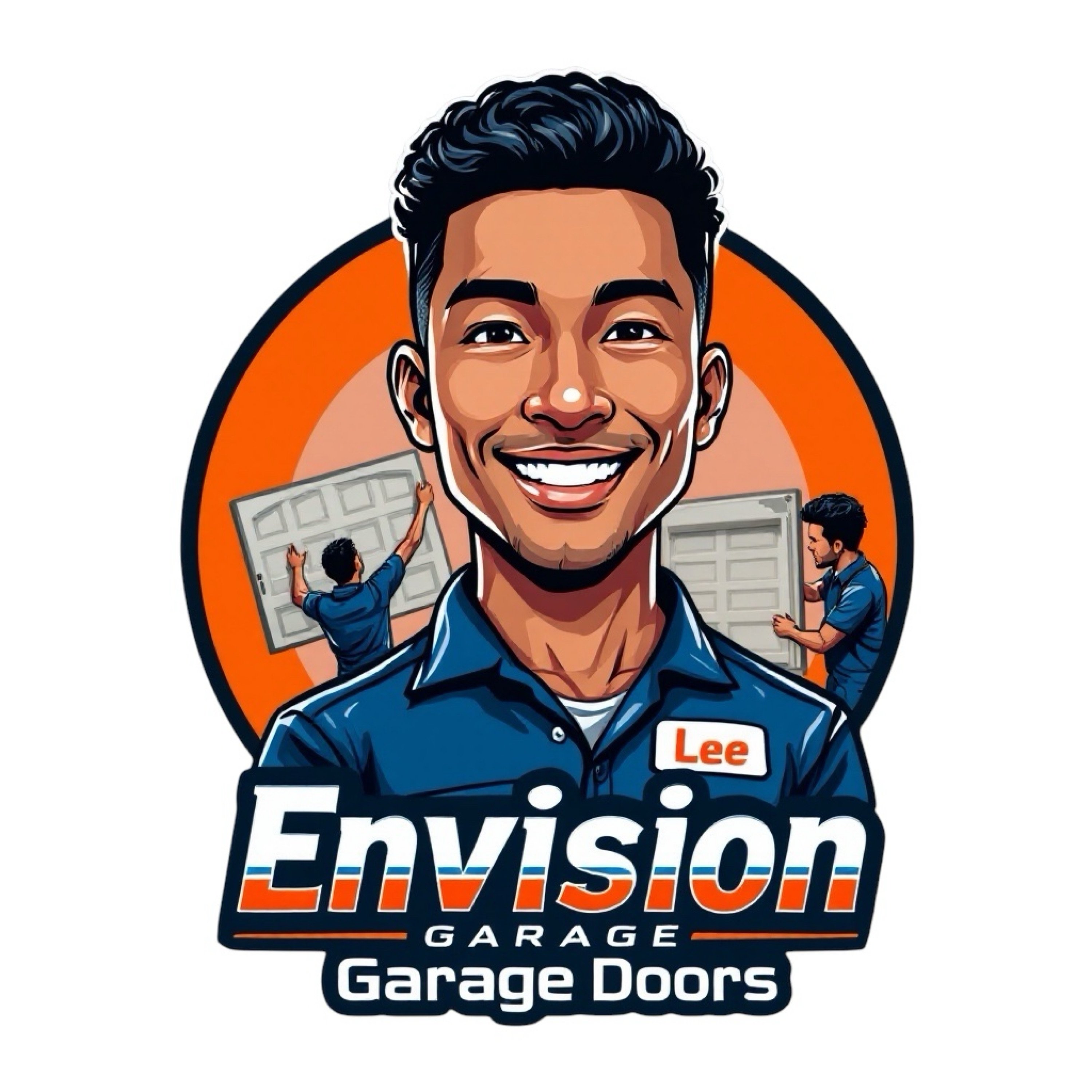 Envision Garage Door Logo